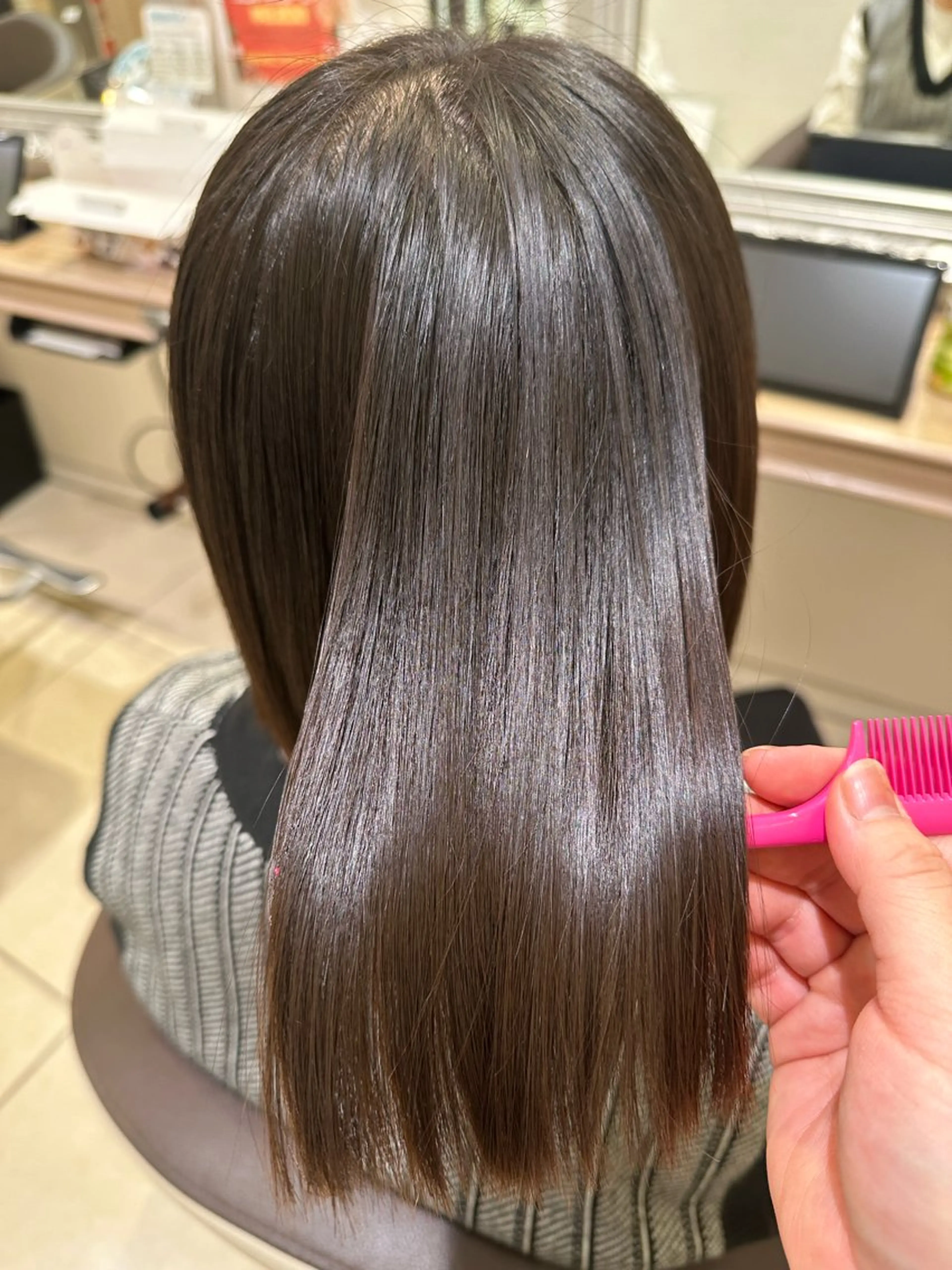 ミディアム パーマ Miyu🦄ash メンズカット/まつげのヘアスタイル