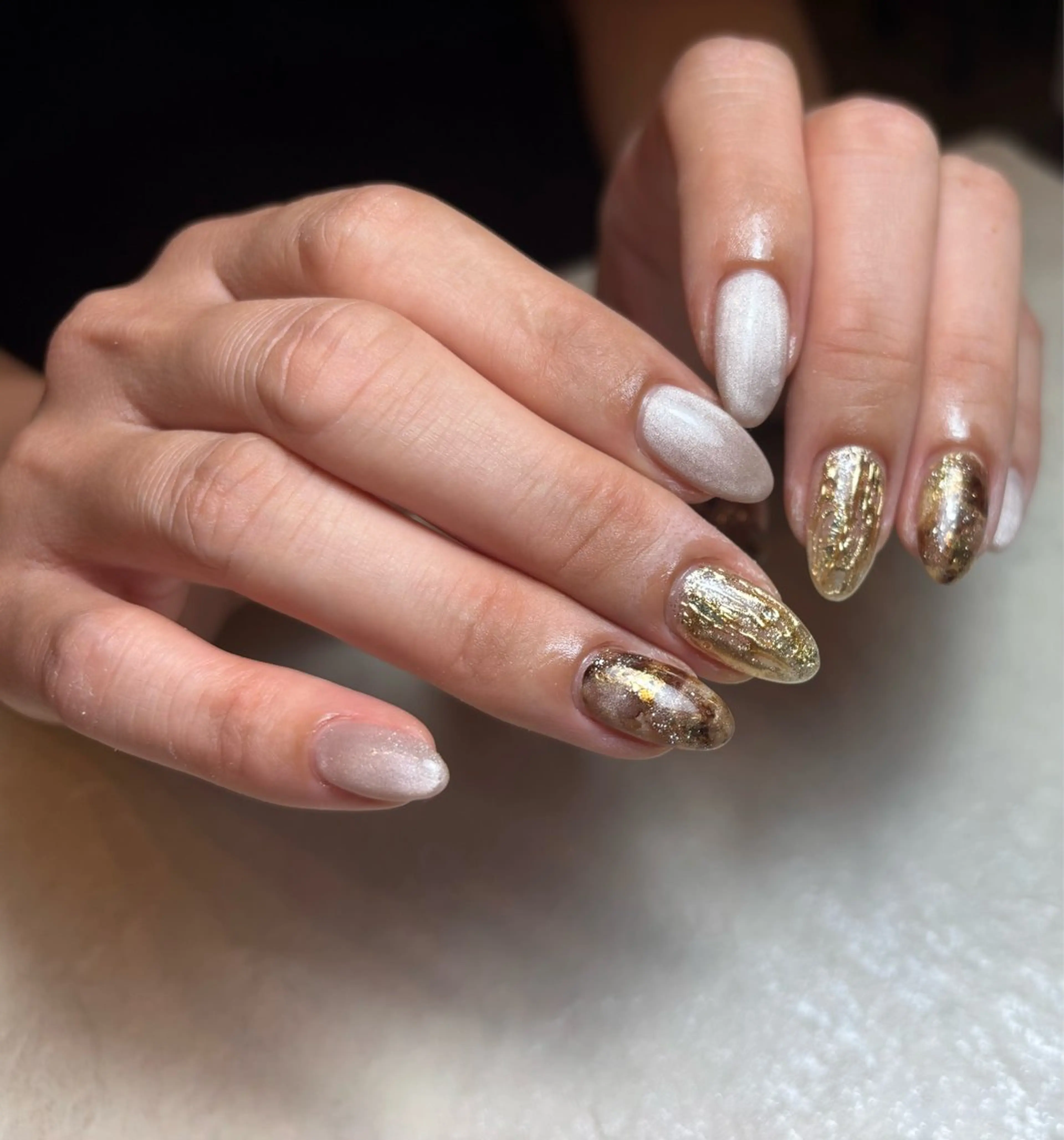 ネイル ブラウン 【Libre】 -ﾘﾌﾞﾚﾈｲﾙ-のネイルデザイン