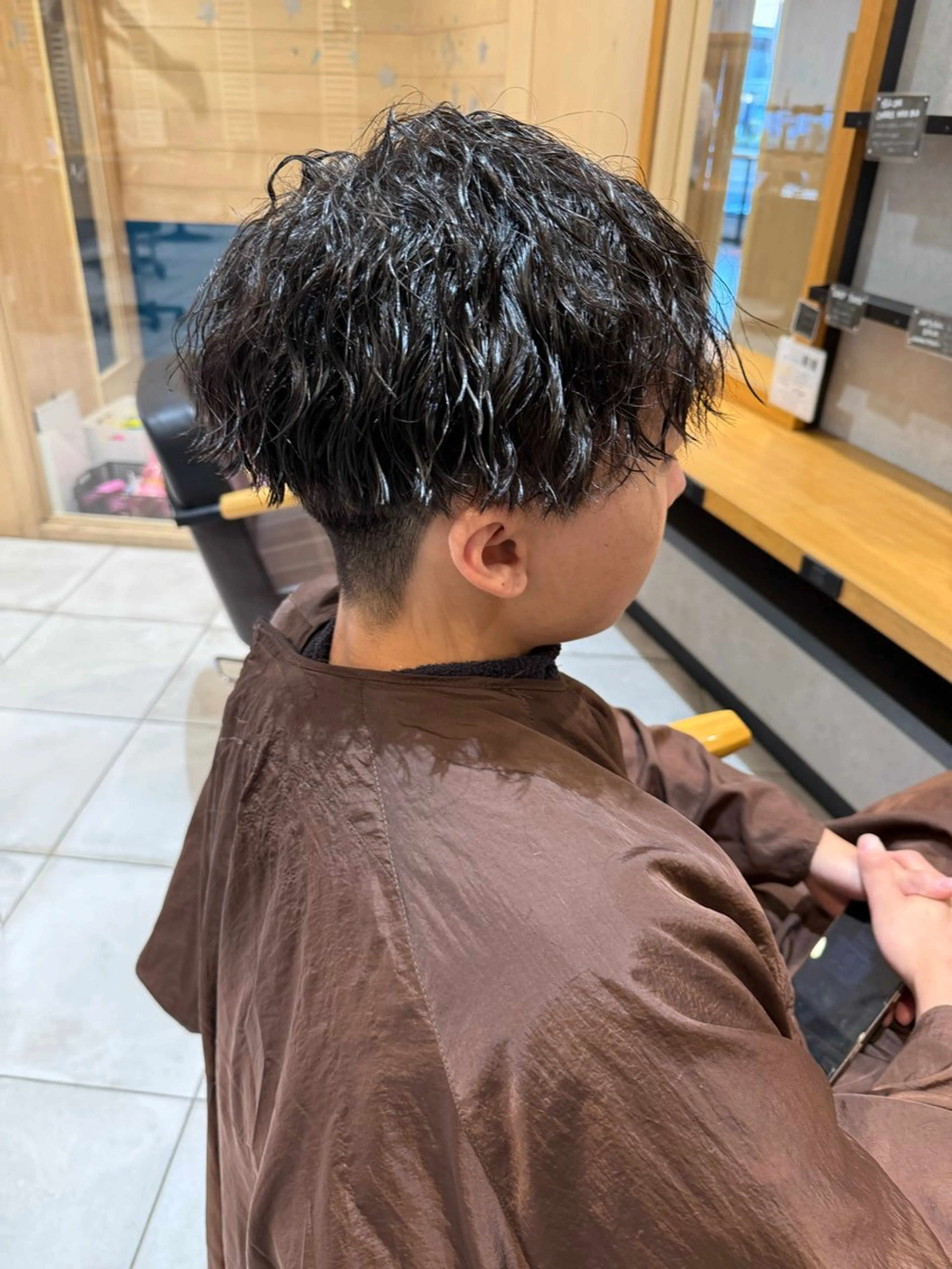 ショート パーマ メンズ カラー特化美容師🩷 マインのヘアスタイル