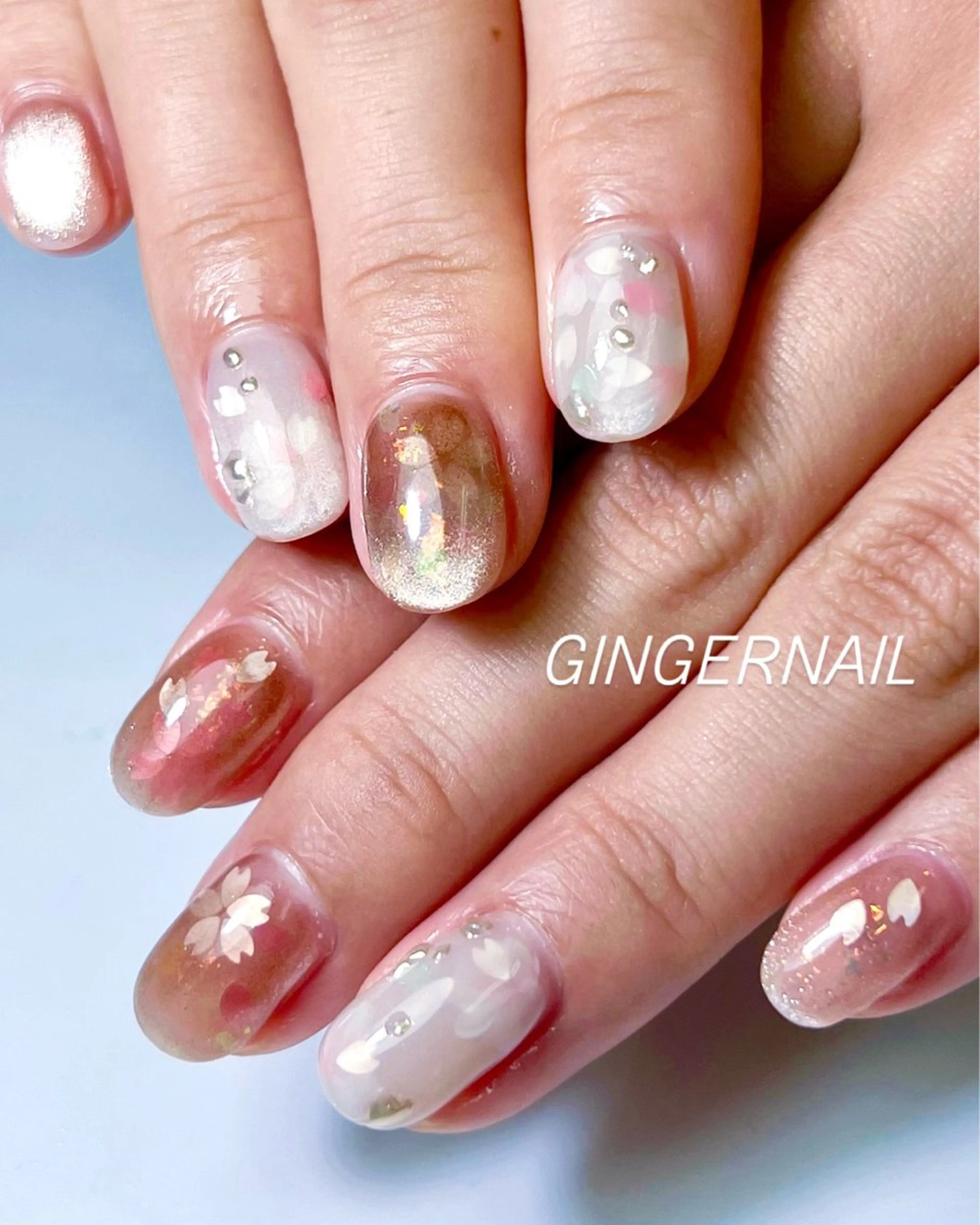 ネイル ハンドネイル ハンドケア 代々木 GINGERNAILのネイルデザイン