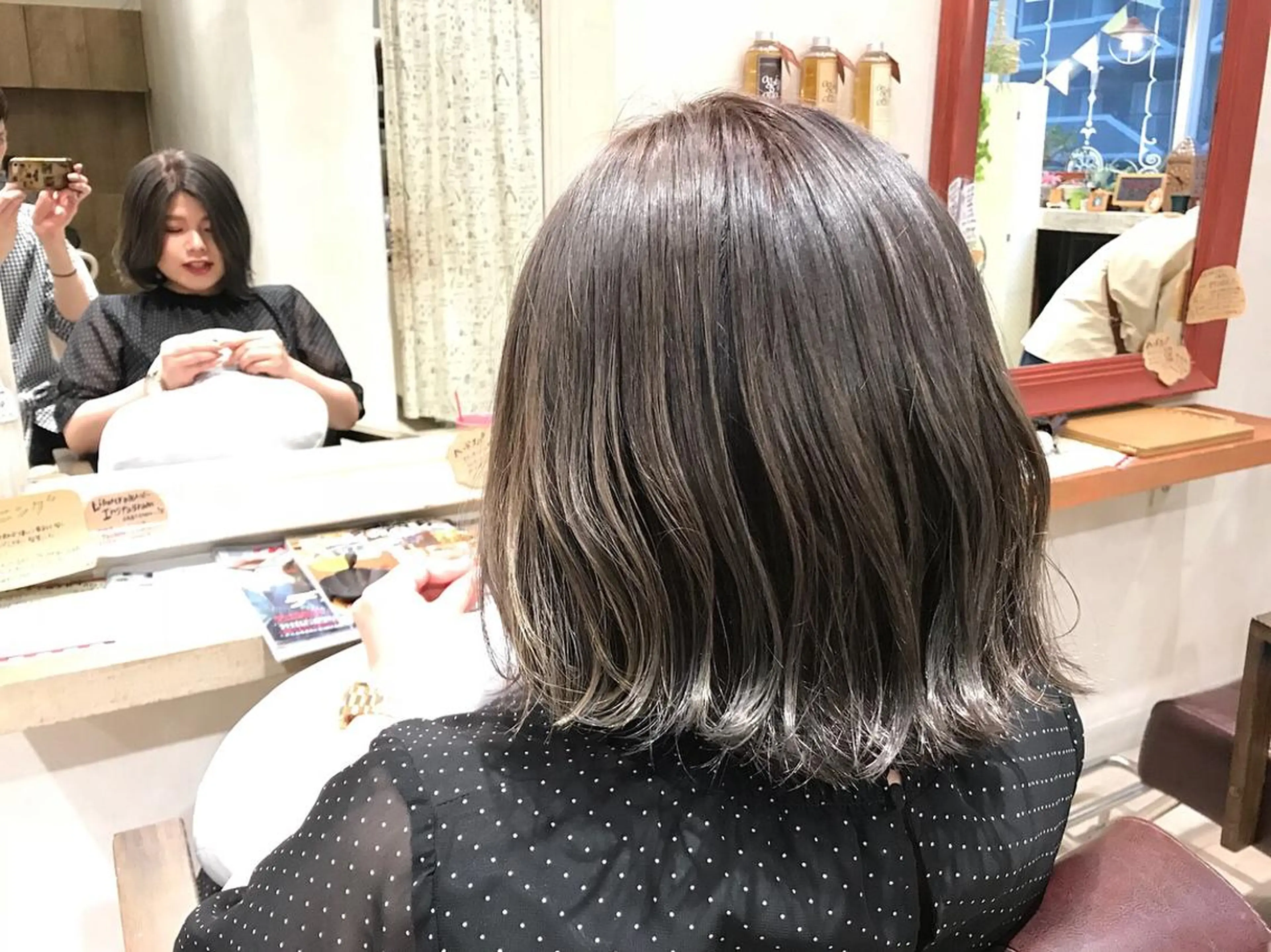 ショート カラー アッシュ アッシュグレー アッシュグレージュ グレージュ メンズ指名多数!! SiLO 田島のヘアスタイル