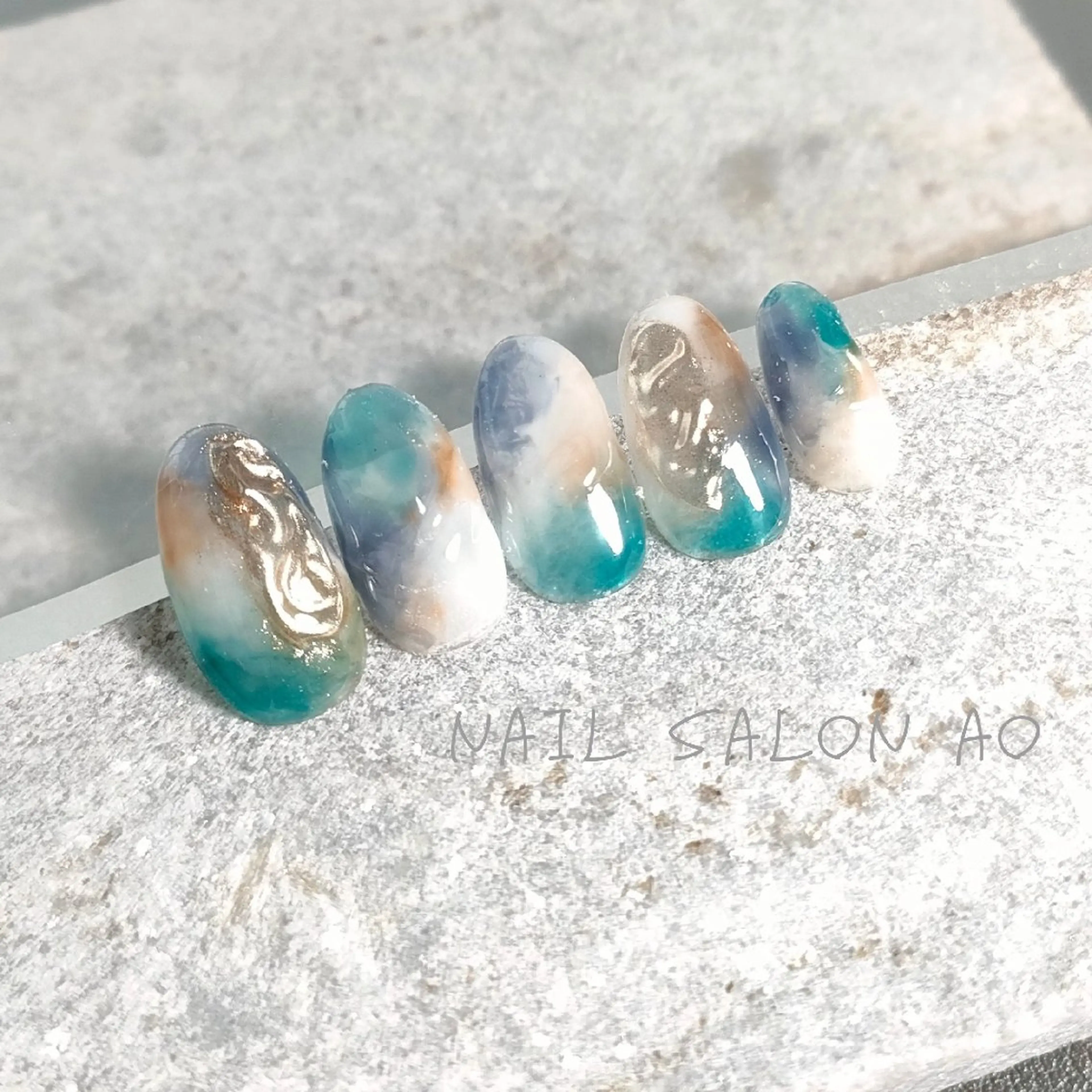 ネイル Nail Salon   AO✳Emiのネイルデザイン
