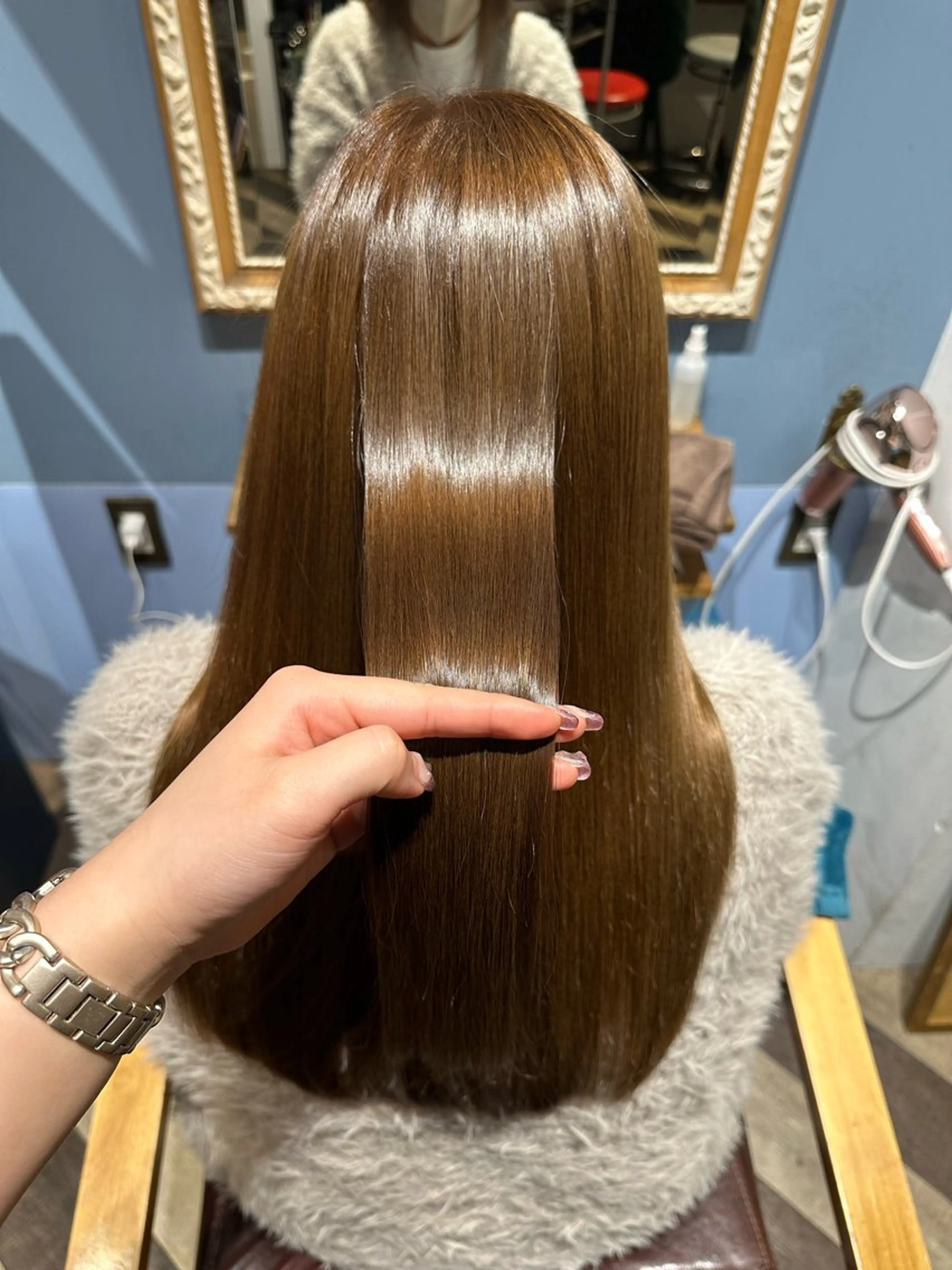 ロング カラー 透明感カラー 【echelle】 あむのヘアスタイル