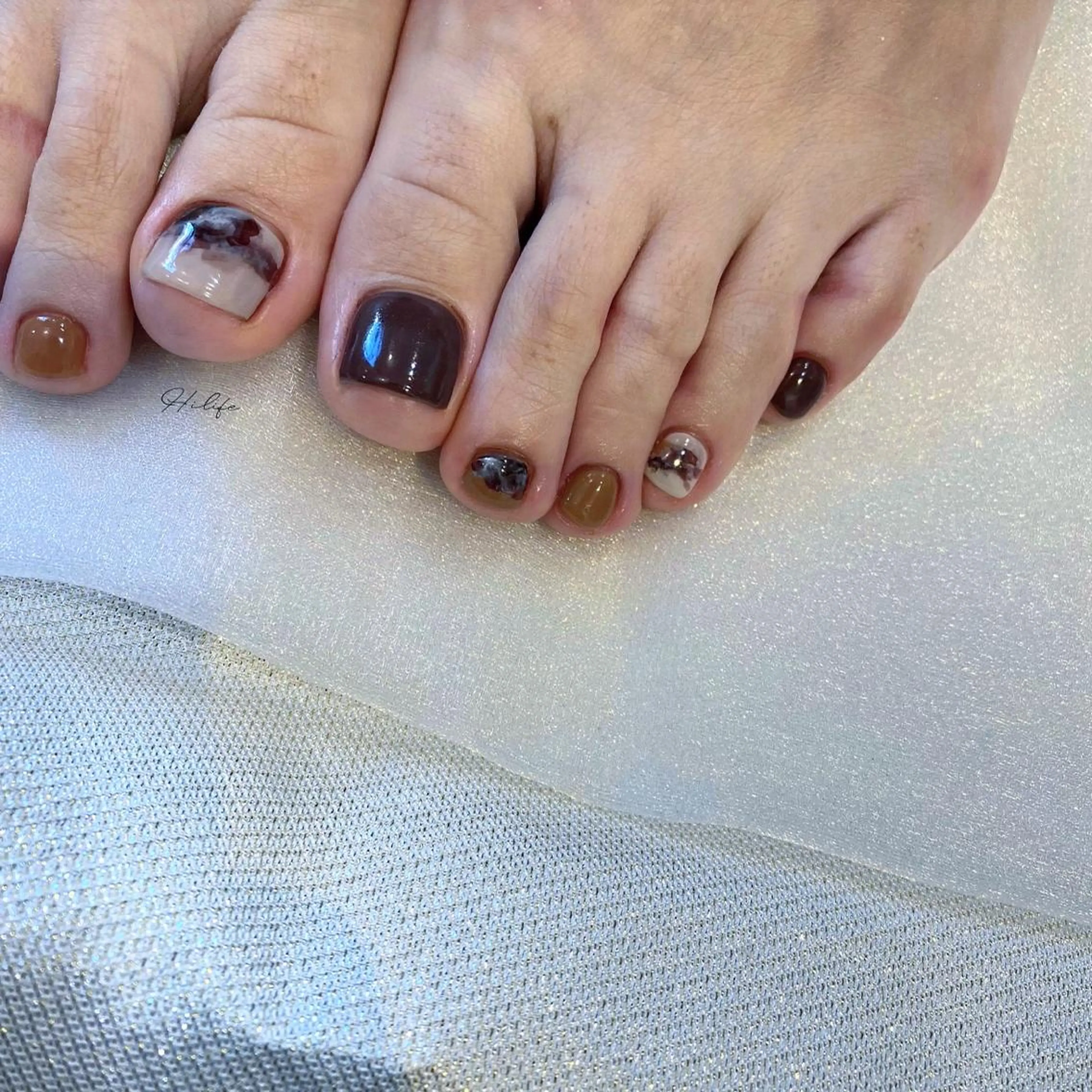 ネイル ネイルチップ フットネイル Nail Adore.のネイルデザイン