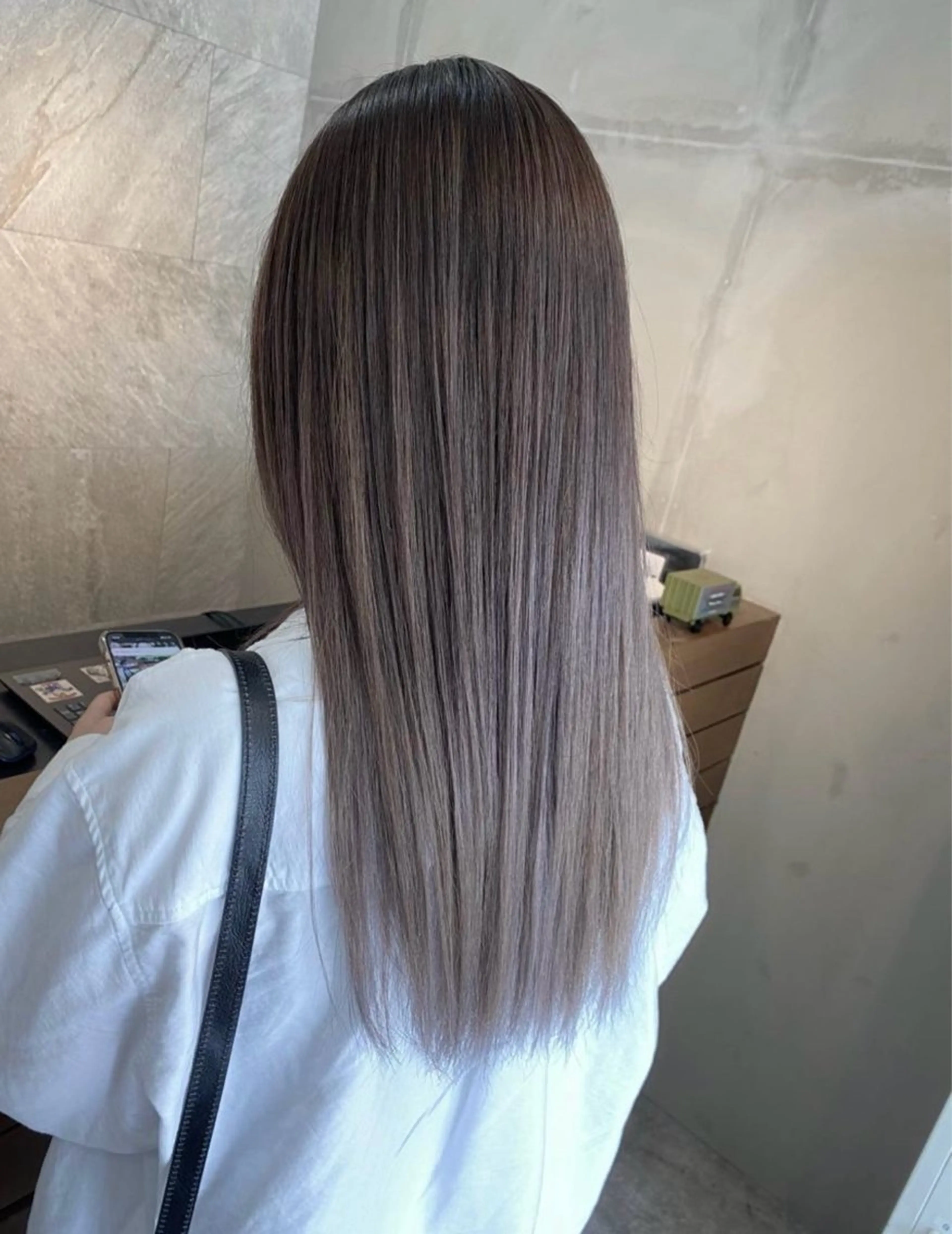 ロング カラー Lafithhair lov. 福山駅家店のヘアスタイル