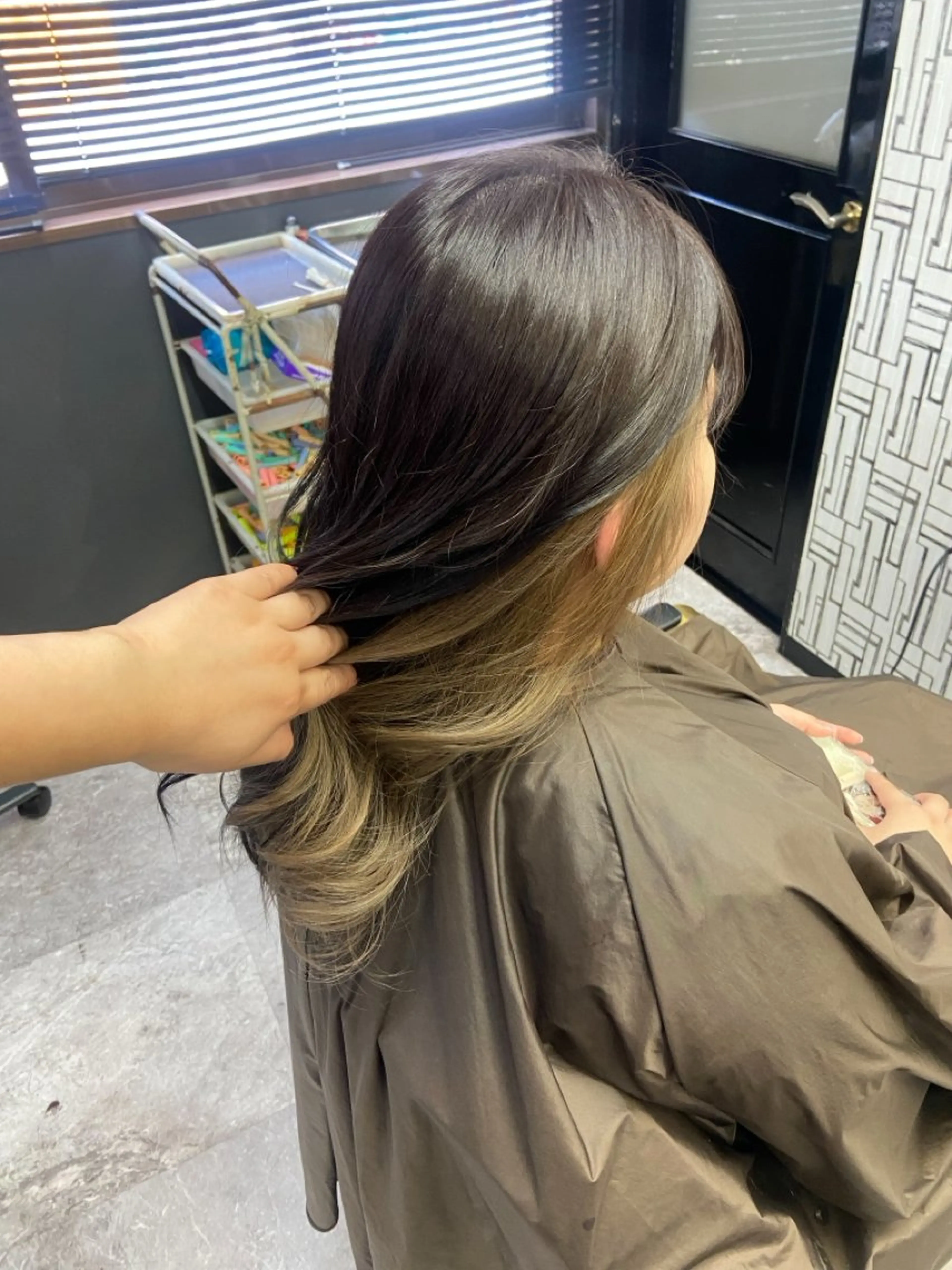 ロング 北村 理奈のヘアスタイル