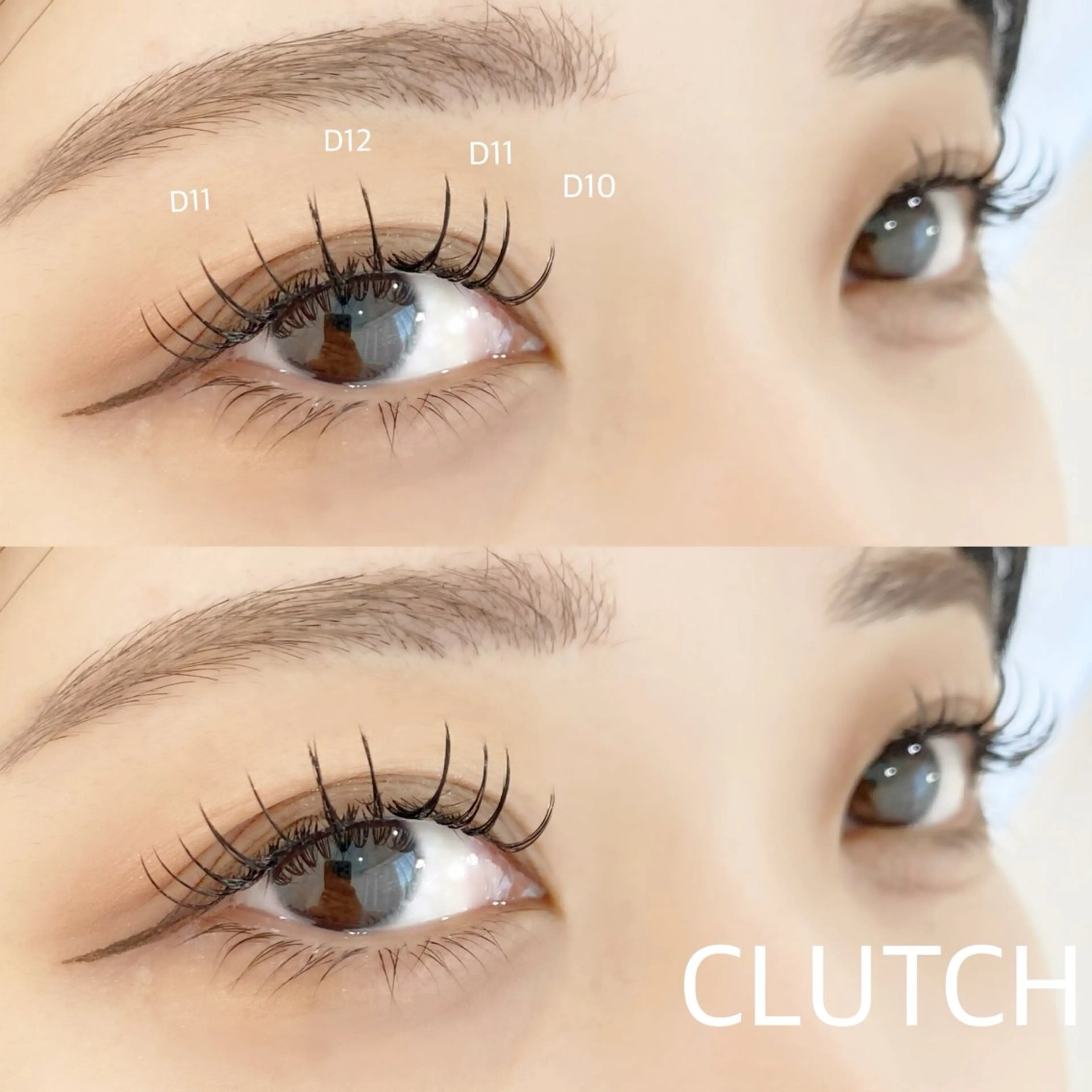 マツエク・マツパ CLUTCH ナカムラサユリのマツエク・マツパデザイン