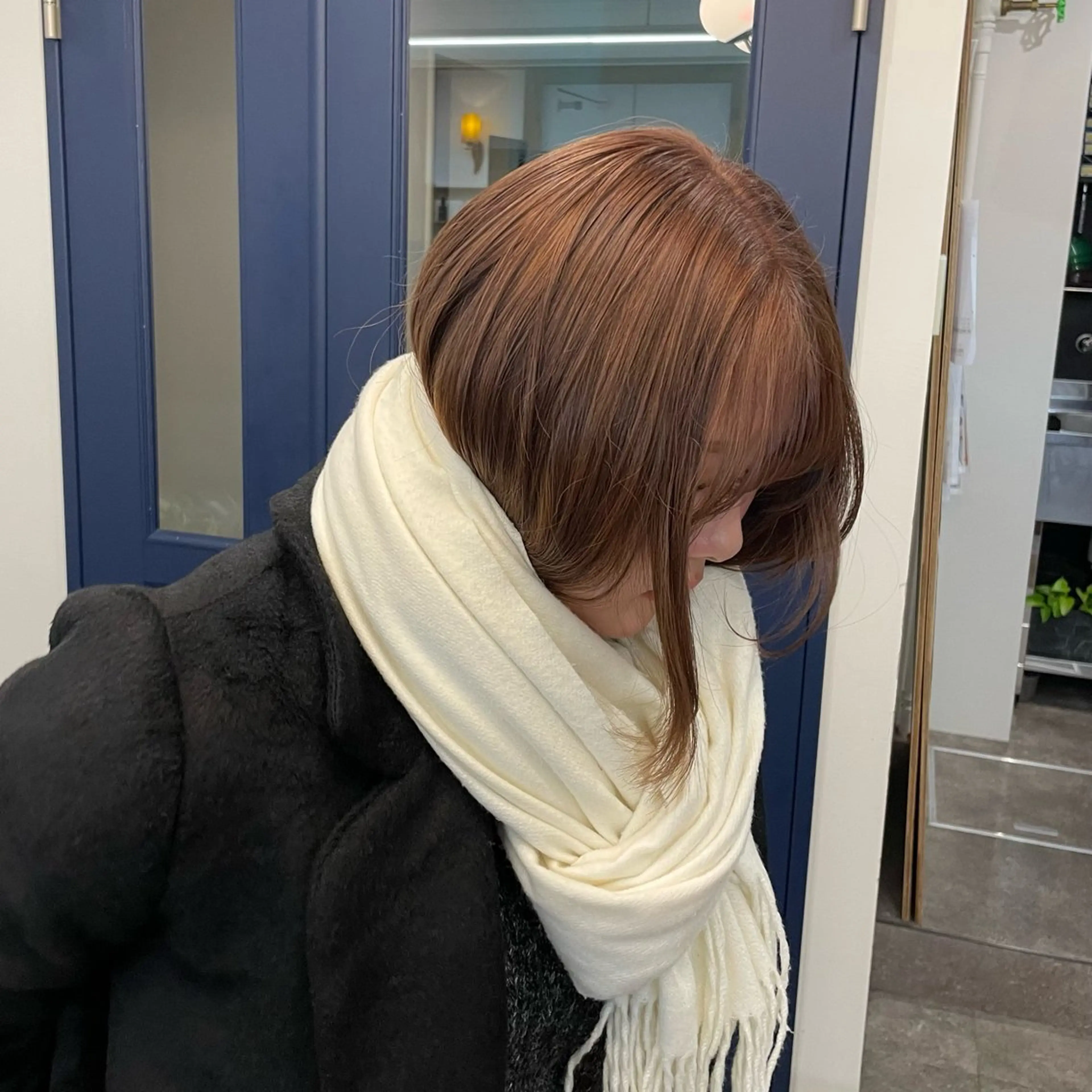 ミディアム カラー ベージュカラー 透明感カラー ヘアカラー ❄️透明感カラー / ハイトーン❄️WAOのヘアスタイル