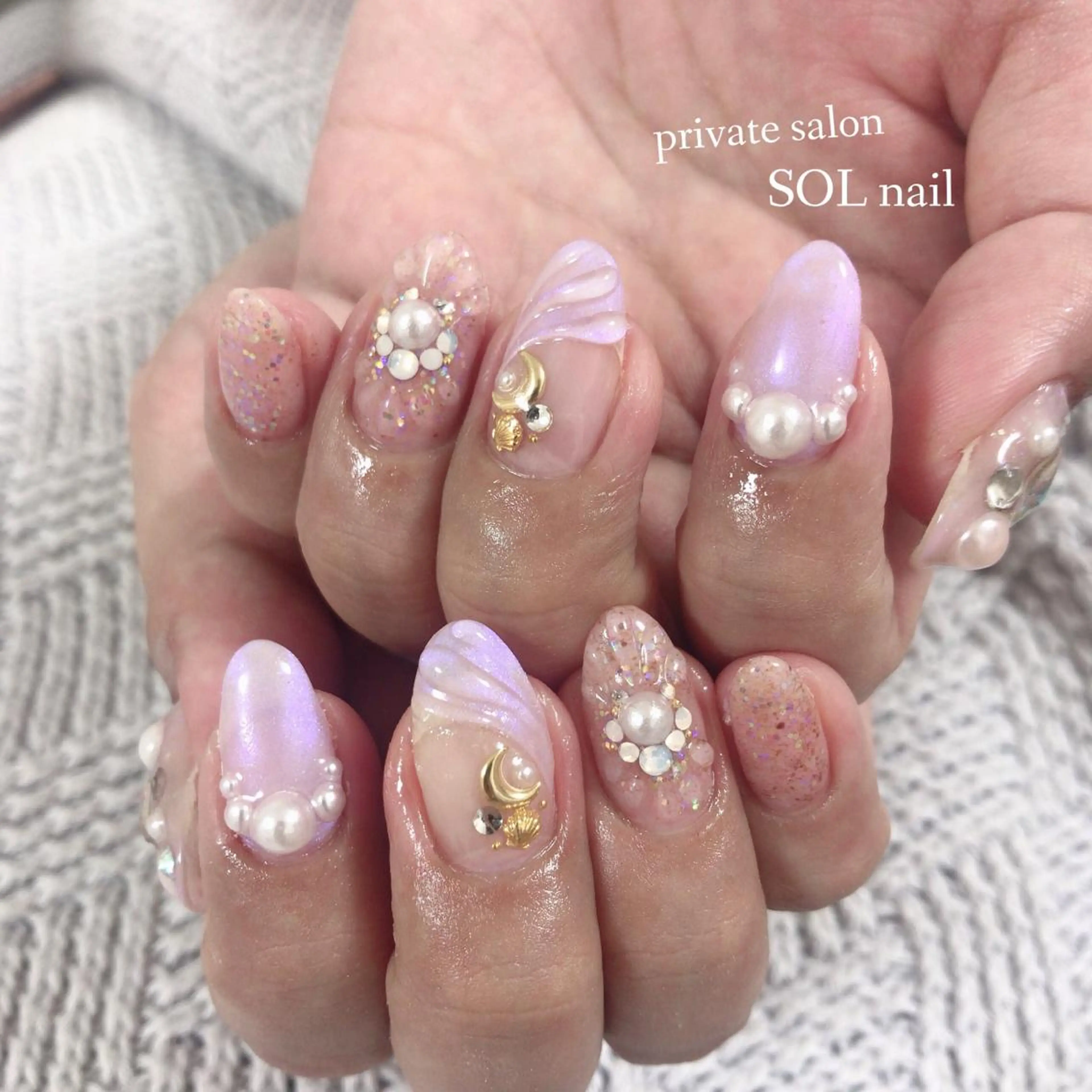 ネイル アートネイル SOL NAILのネイルデザイン