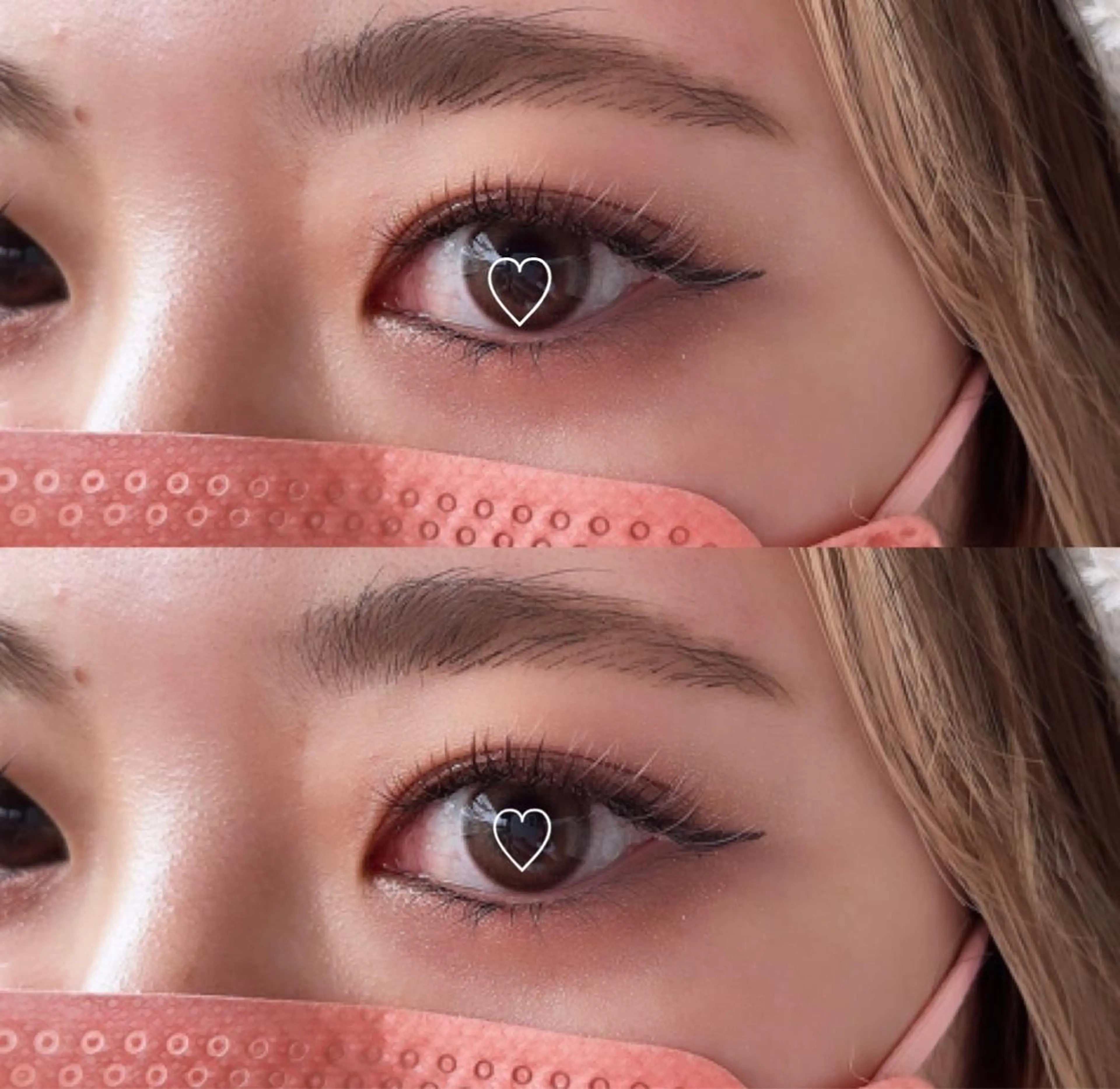 マツエク・マツパ カラーマツエク フラットラッシュ 上田 ゆいのマツエク・マツパデザイン