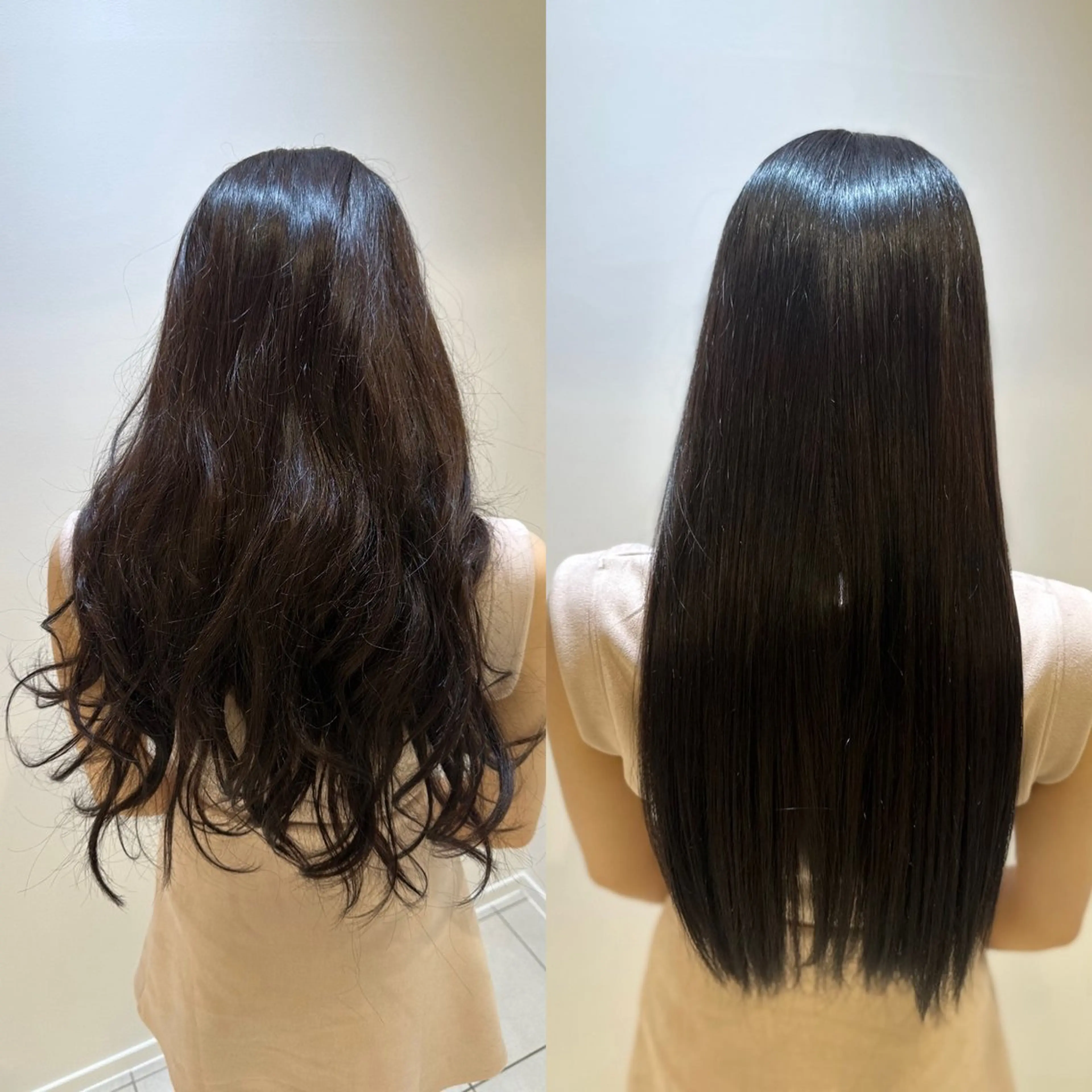 ロング パーマ 韓国風ヘア 縮毛矯正 ストレートパーマ カット 縮毛矯正 髪質改善/縮毛矯正 /ブリーチ矯正/岡部のヘアスタイル