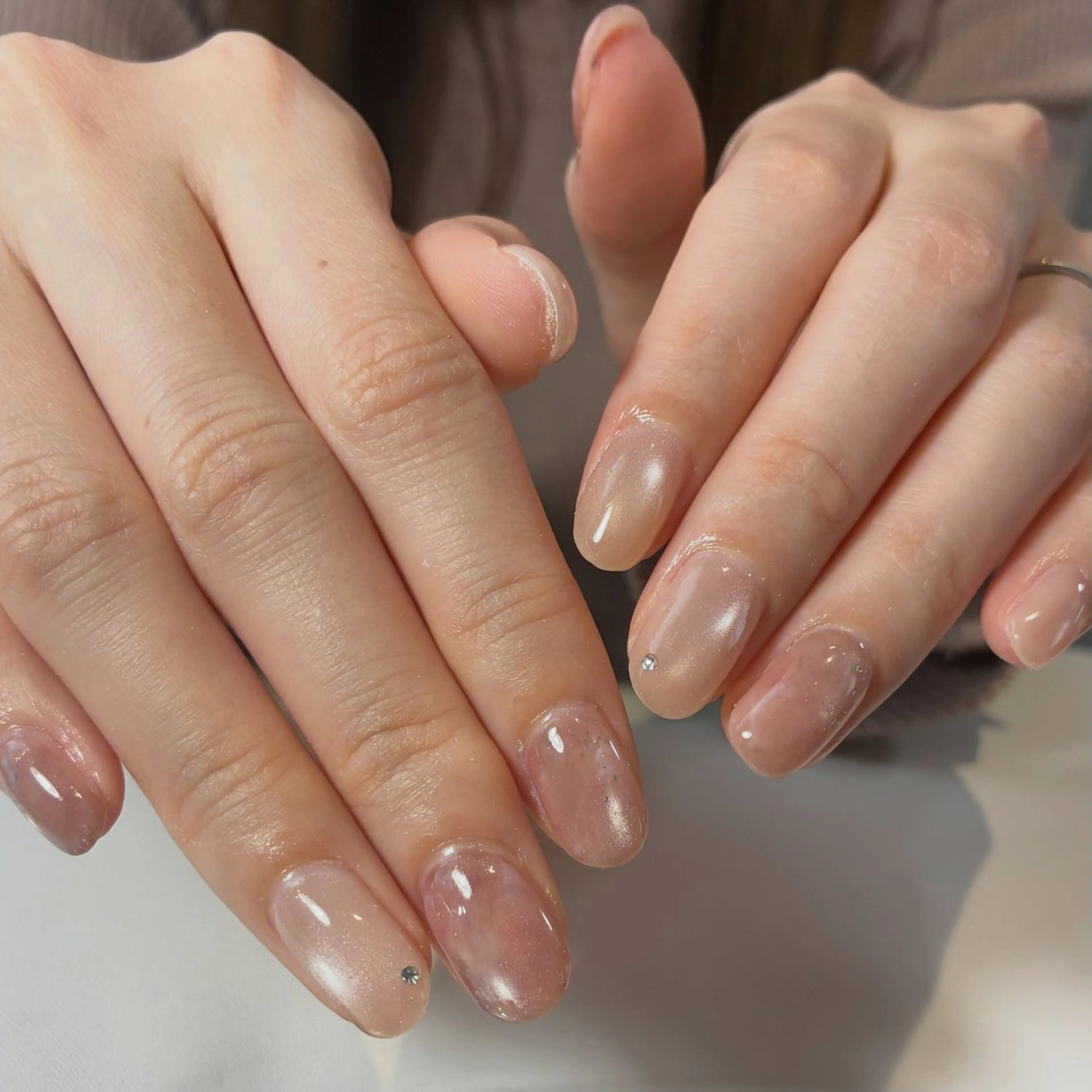 ネイル ニュアンスネイル ピンク milimili アンナのネイルデザイン