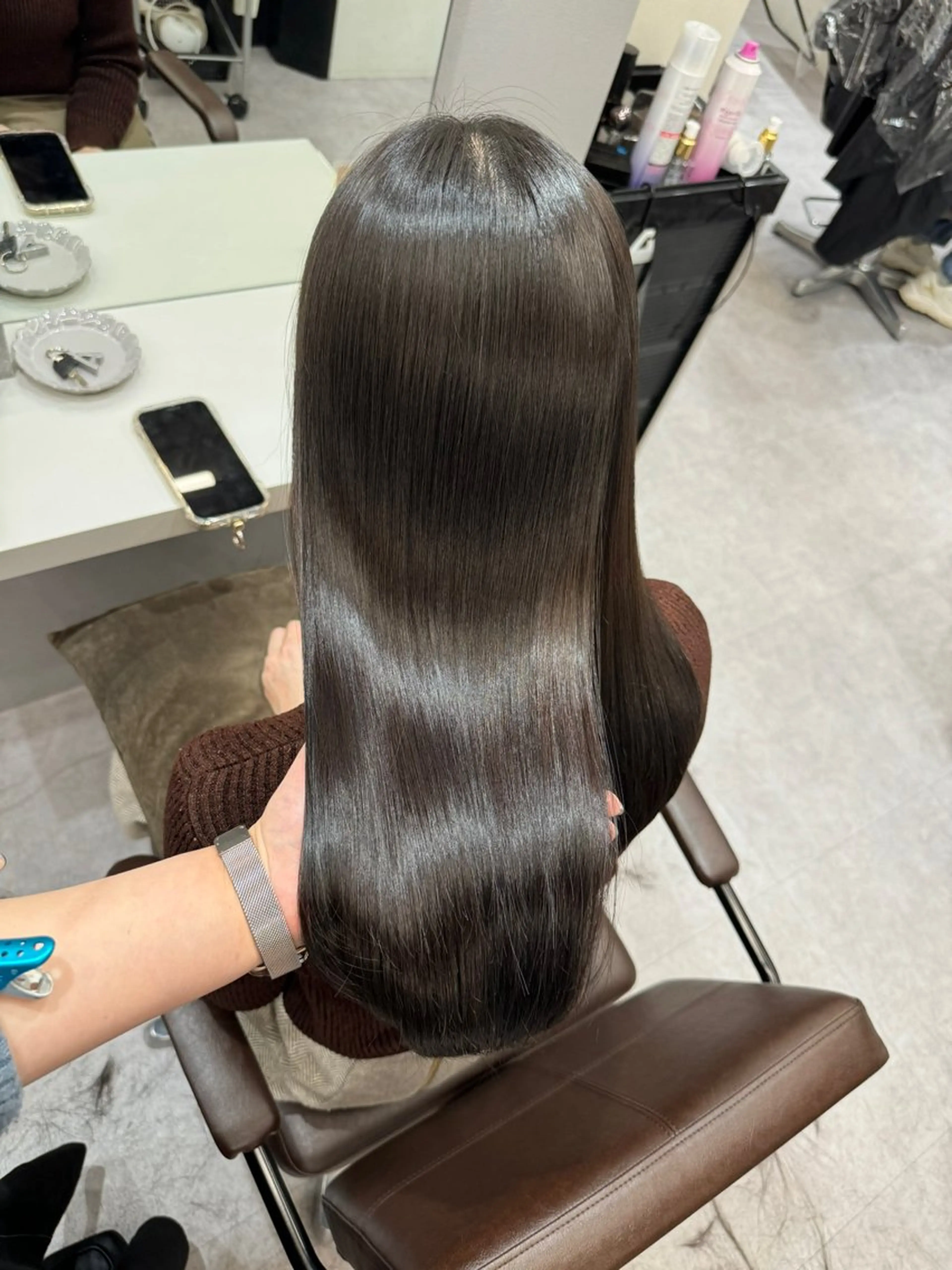 美髪縮毛矯正『超髪質改善🫧』＋カット＋BYKARTEトリートメント⚠️2回目以降¥26900の写真