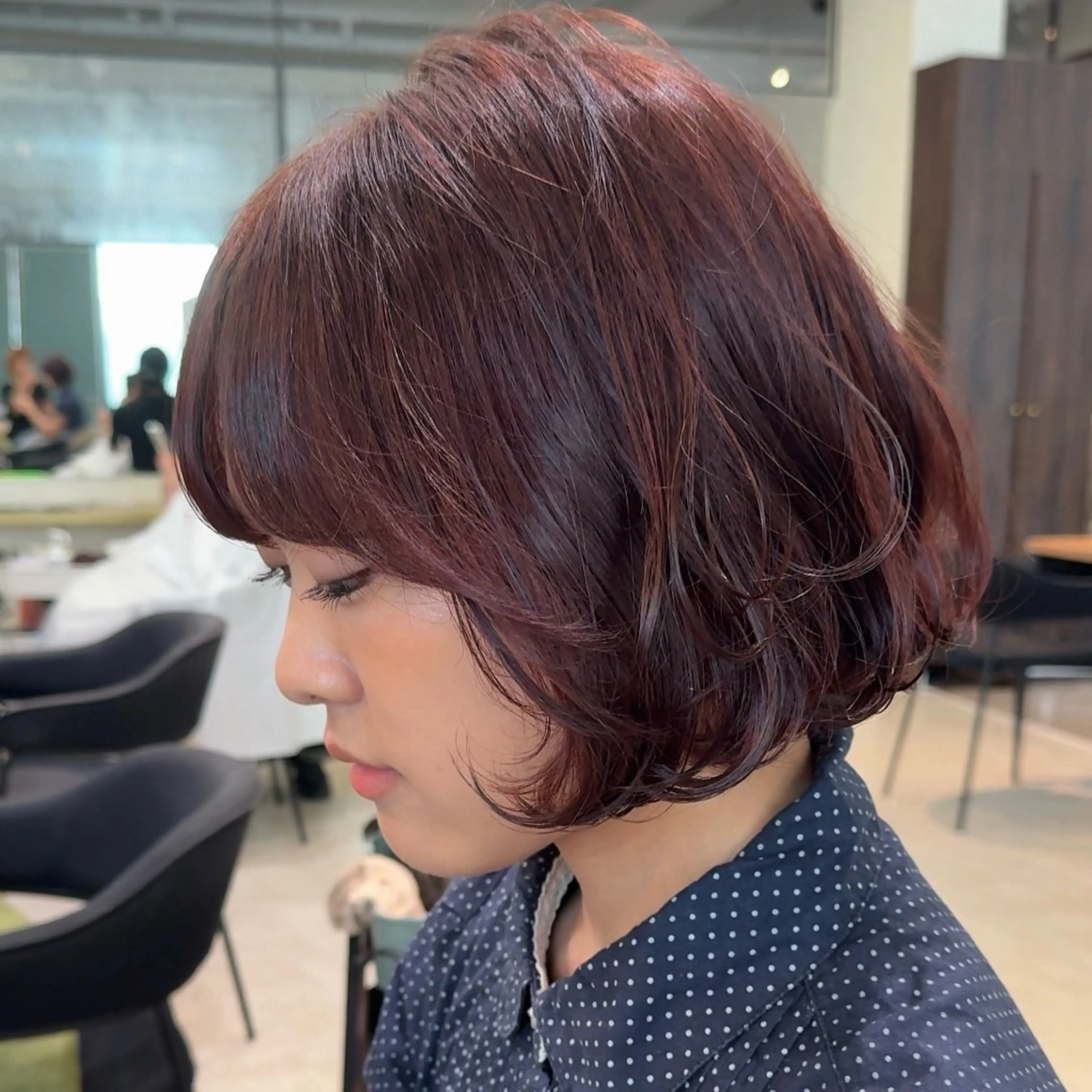 ショート まとまるボブ/縮毛矯 生🌿あおい✨のヘアスタイル