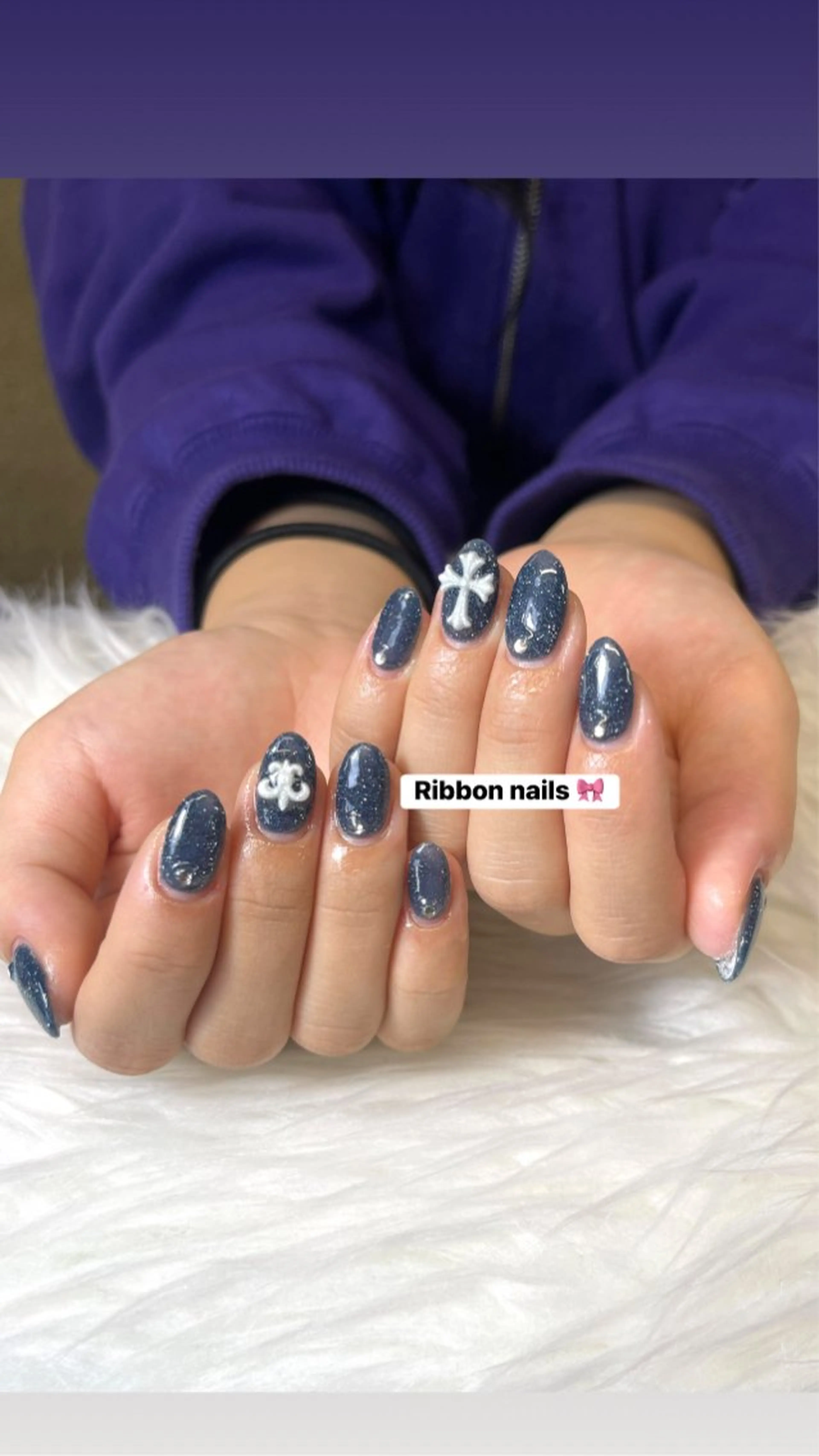 ネイル フレンチネイル ジェルネイル マグネットネイル 持ち込み ニュアンスネイル ハンドネイル NiJi Nailsのネイルデザイン