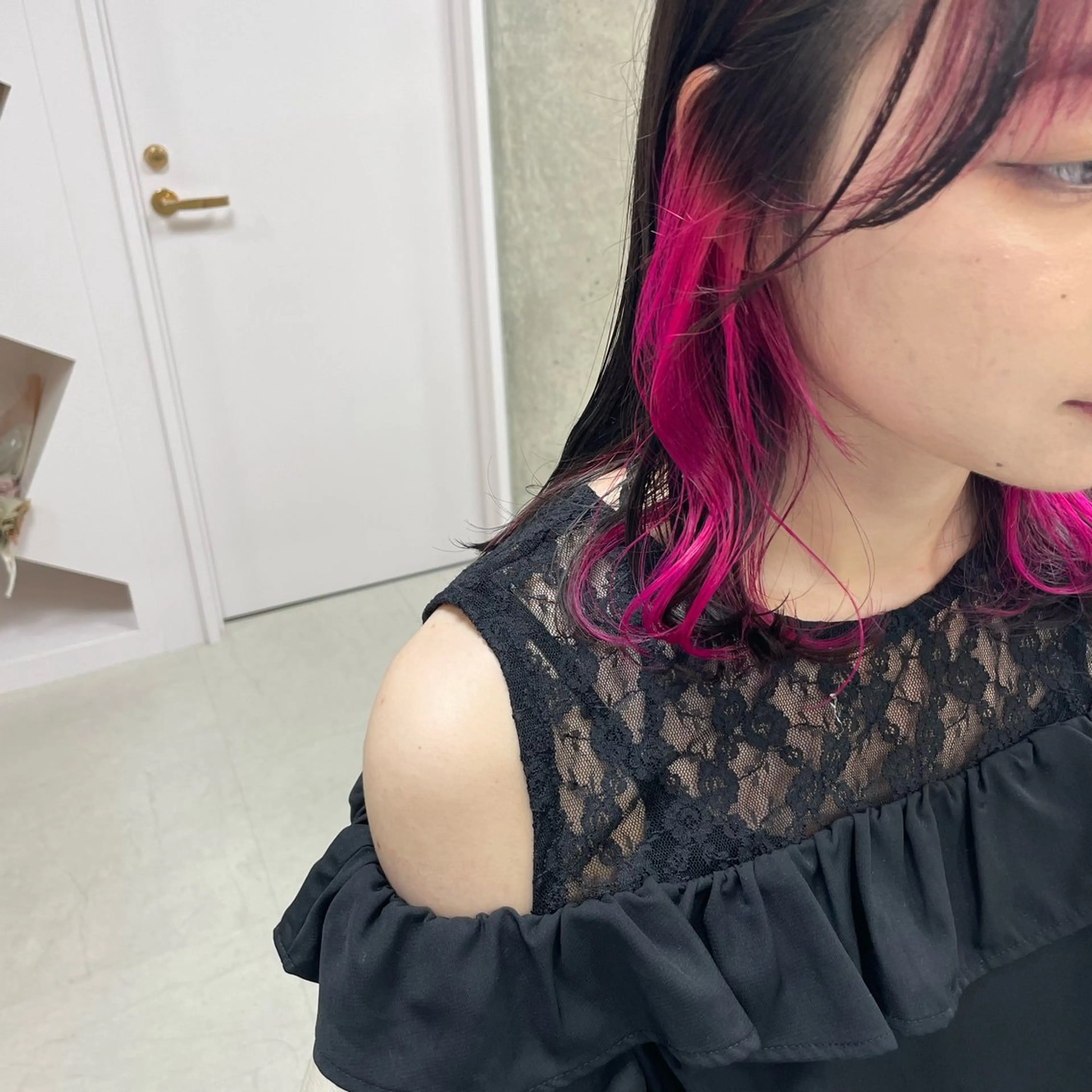 ミディアム カラー ヘアカラー 坂本 沙也加のヘアスタイル