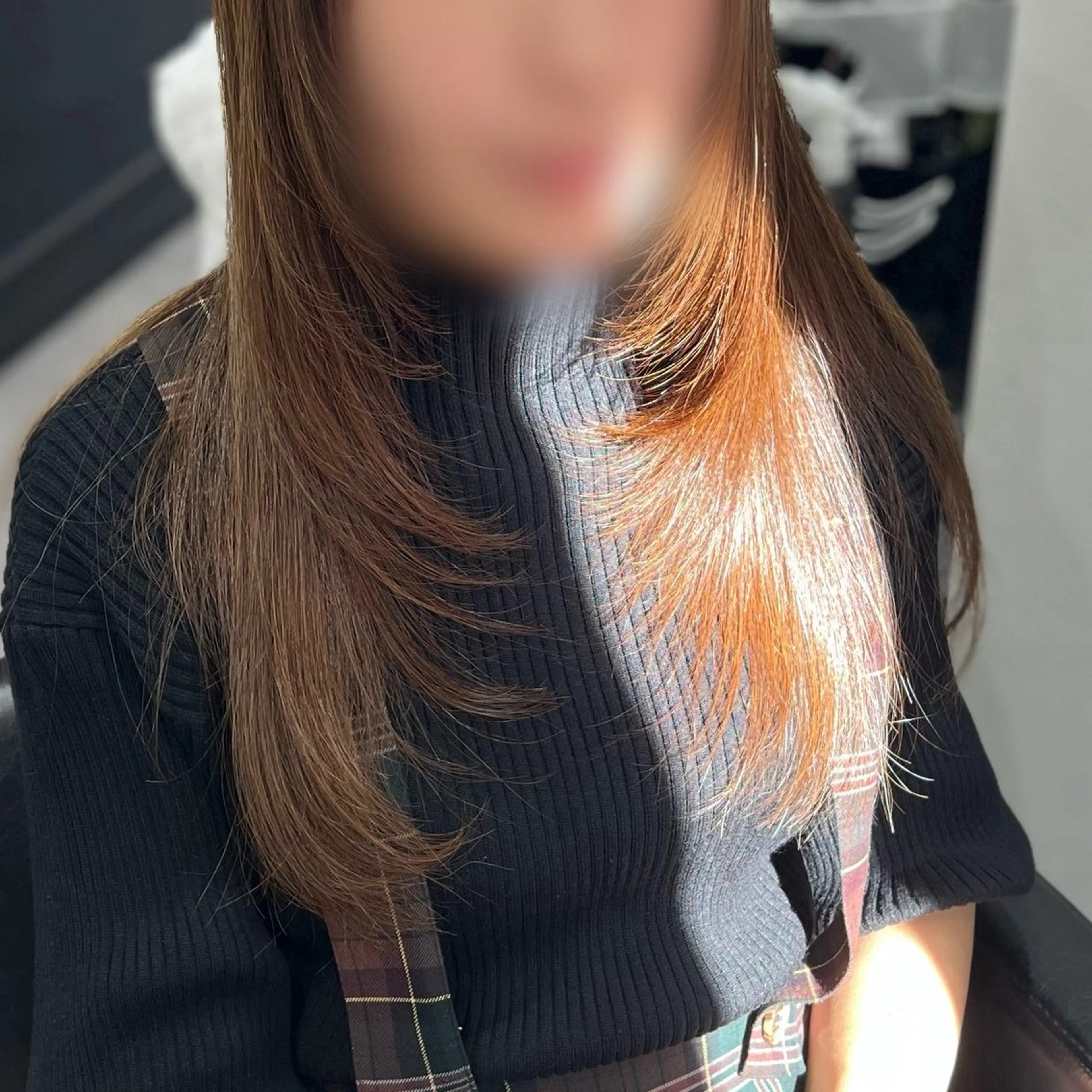 ロング レイヤーカット ロング Dia ‎ アキヨシ ミユのヘアスタイル