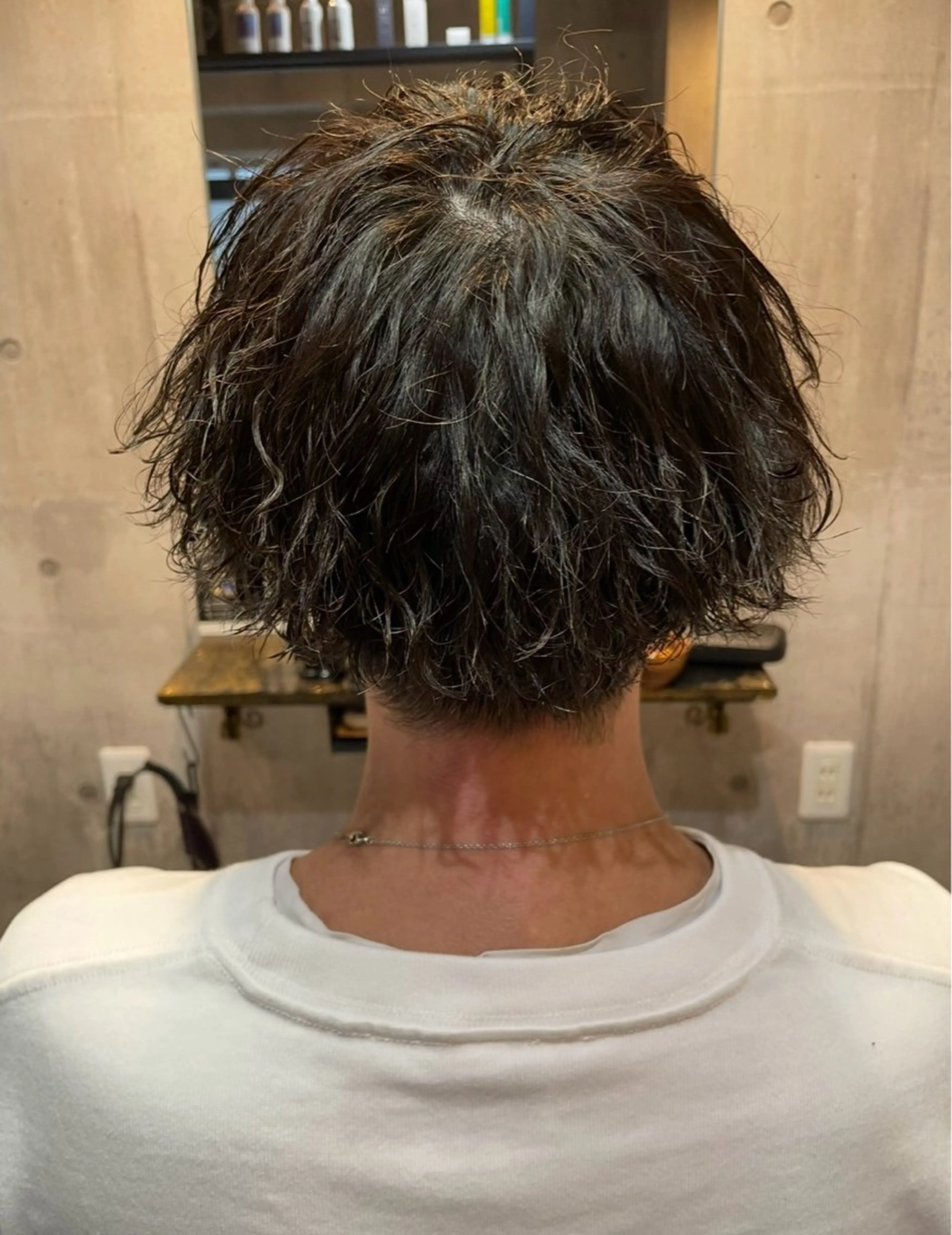 ショート パーマ メンズ 浅草 nia SUGIURAのヘアスタイル