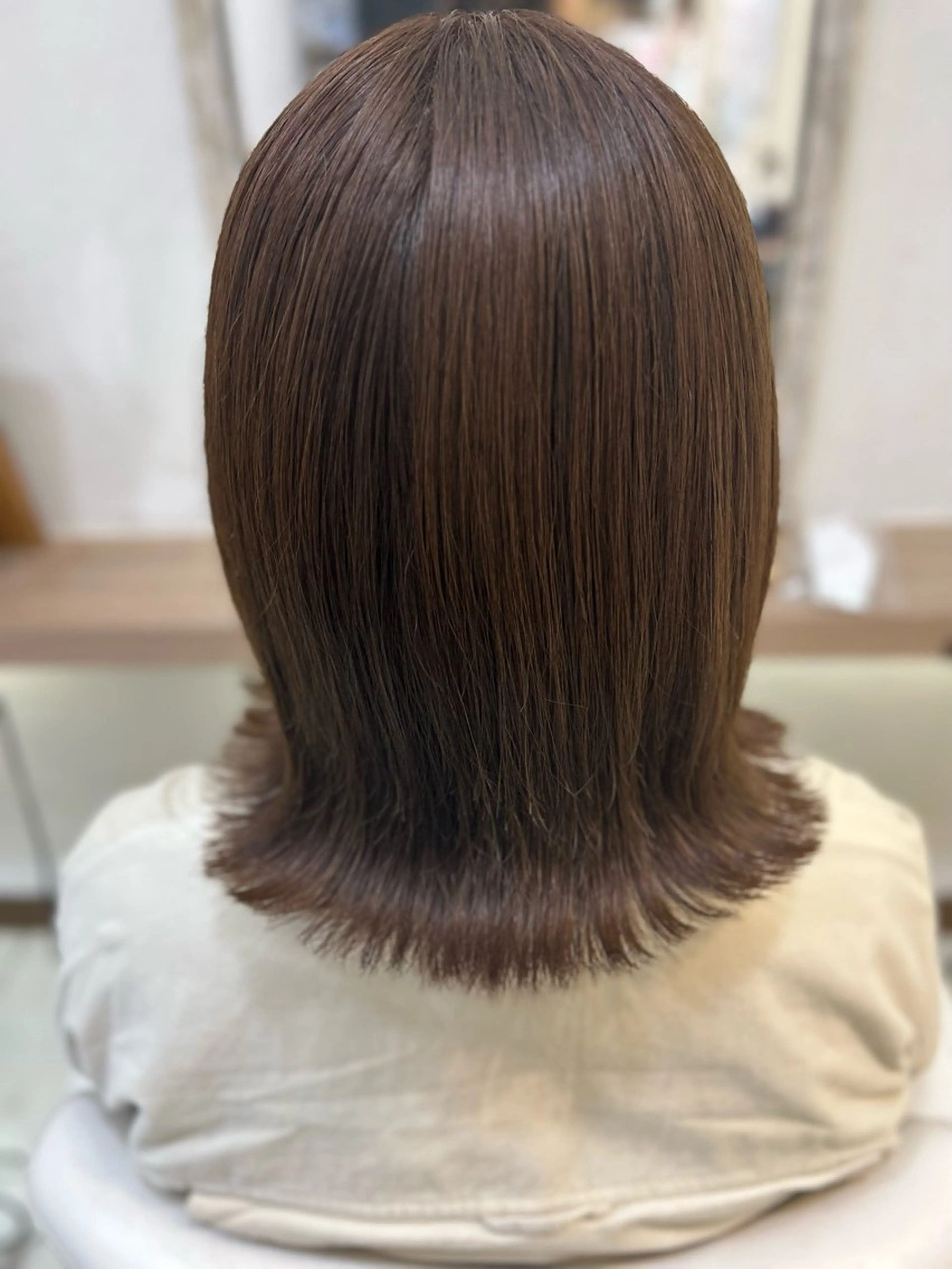 ミディアム カラー 縮毛矯正/髪質改善/ 艶髪ササキナツミのヘアスタイル