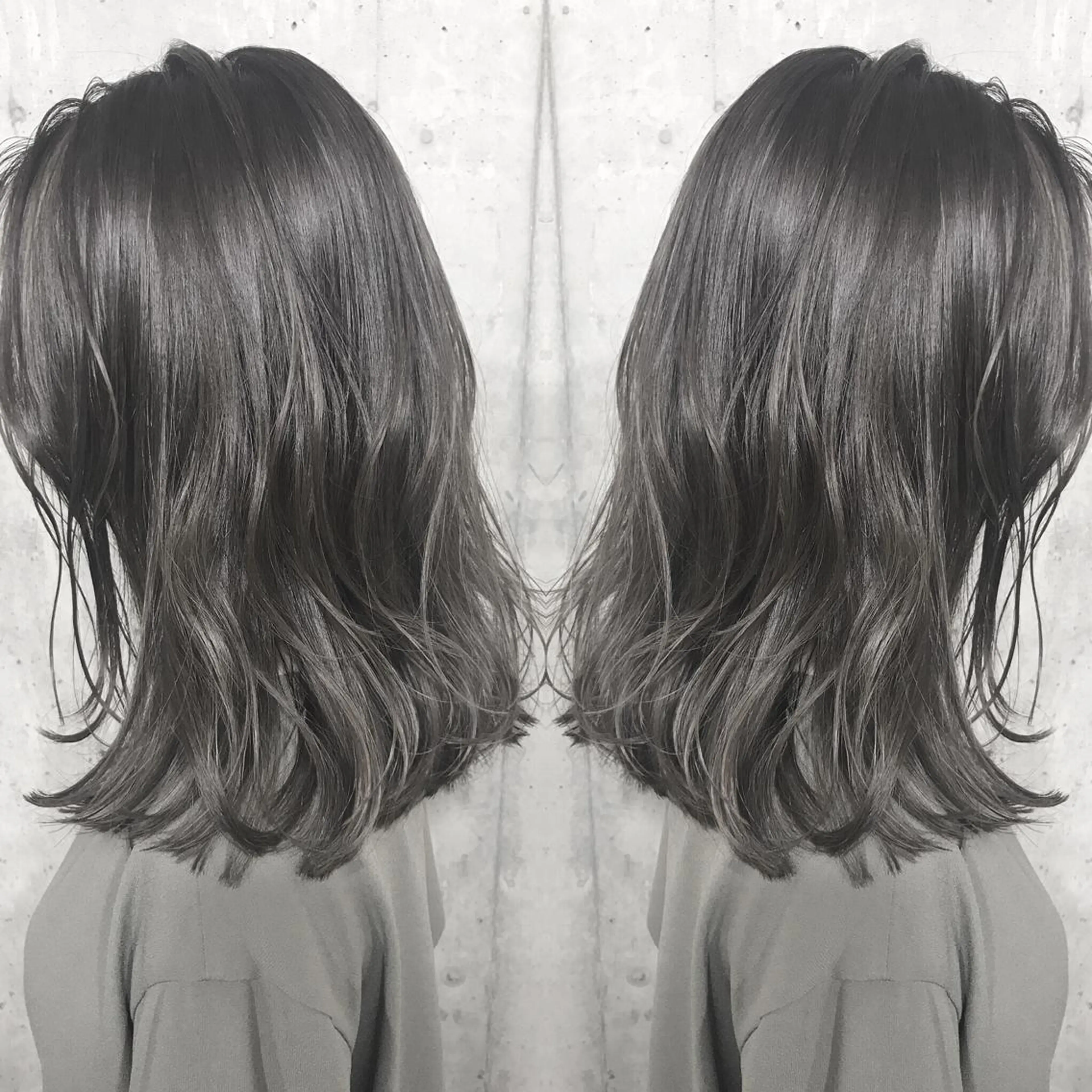 ミディアム カラー パーマ ヘアアレンジ メンズ キッズ ネイル マツエク・マツパ サロンドミルク 原宿のヘアスタイル