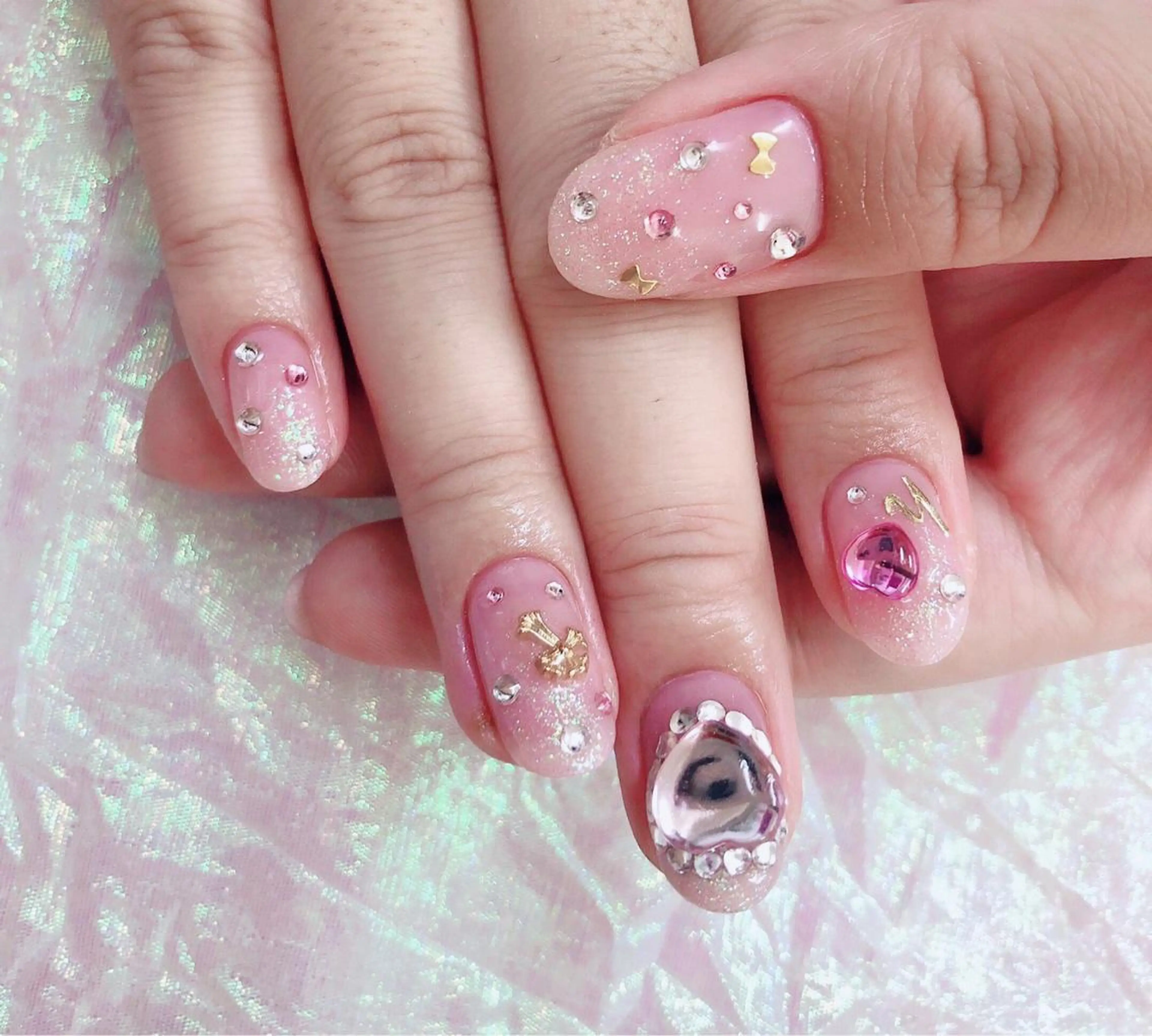 ネイル ジェルネイル 持ち込み 冬ネイル Nail lieNのネイルデザイン