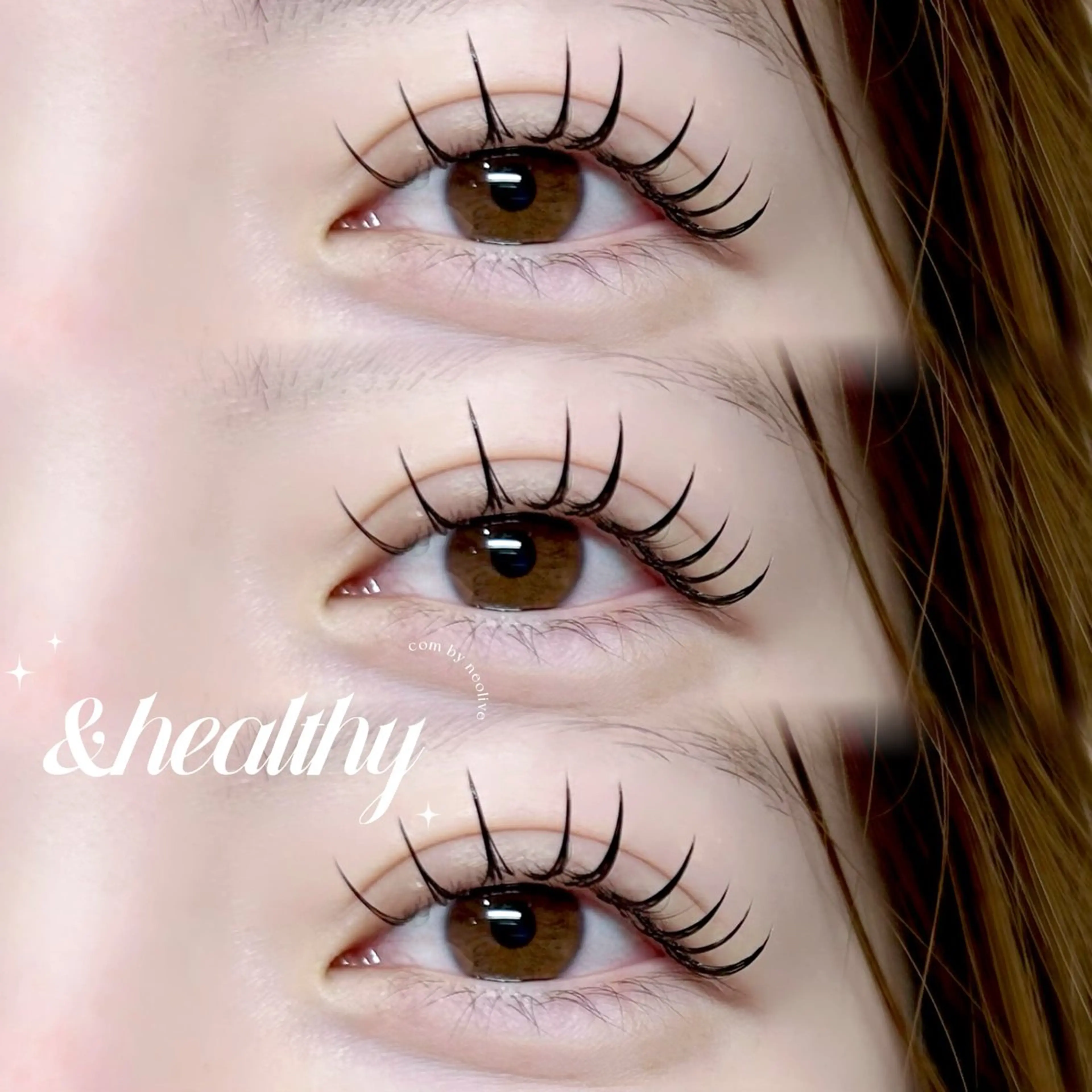 マツエク・マツパ 束感まつ毛 カラーマツエク マツエク 佐藤 愛海のマツエク・マツパデザイン