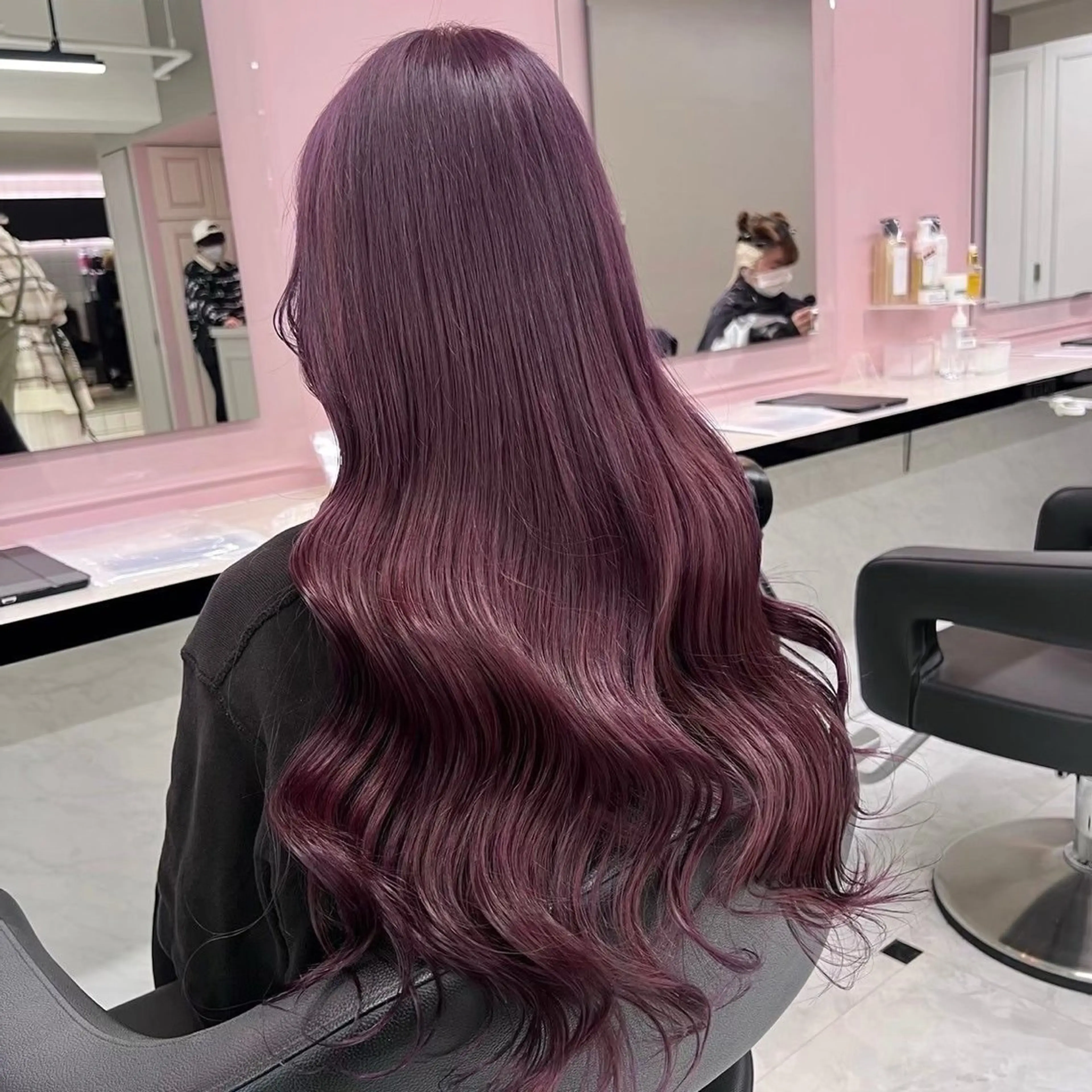 セミロング カラー 💗透明感モテヘア 💗SAYA💗のヘアスタイル