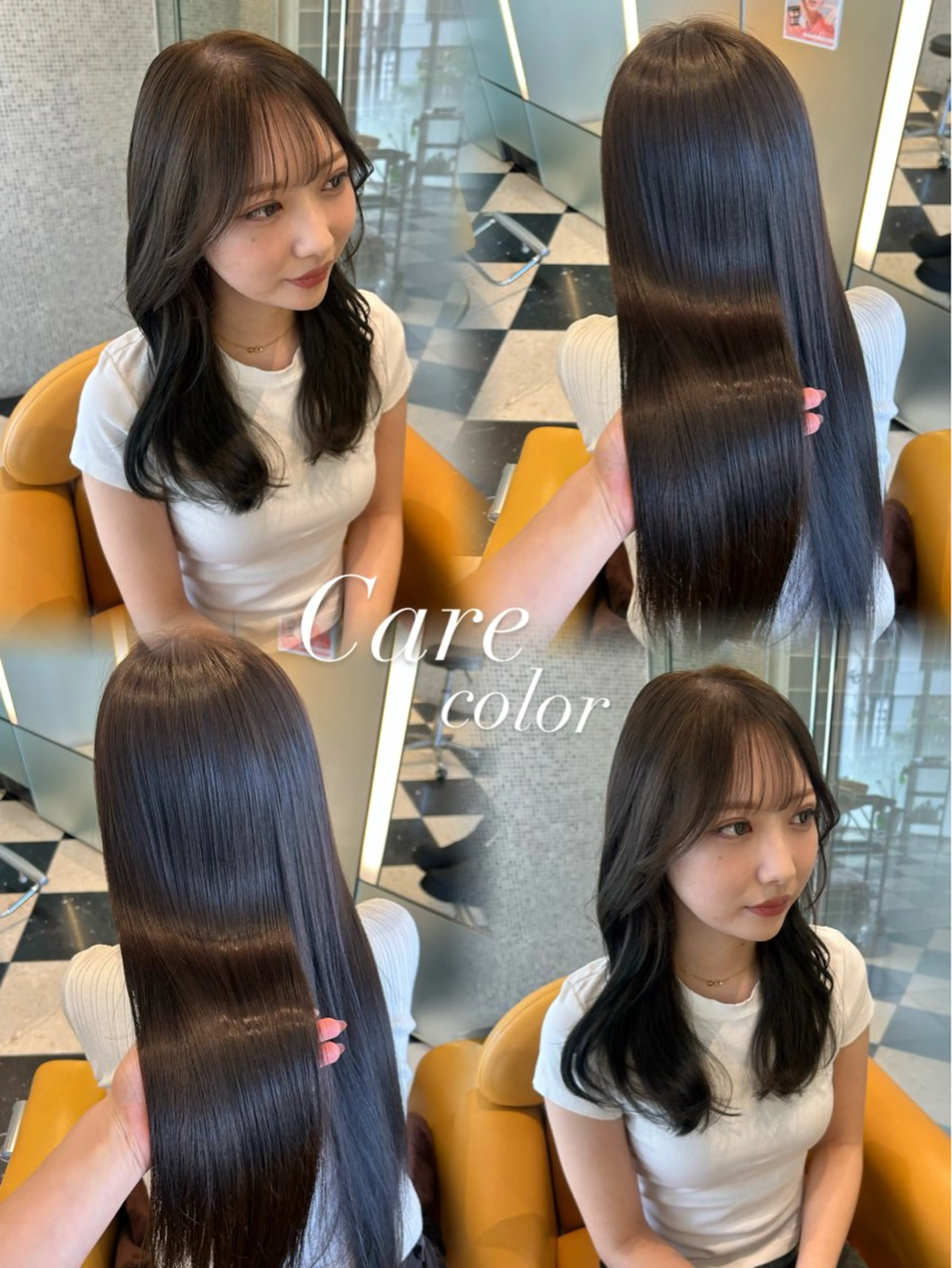 ロング トリートメント 高山沙来/ストレート パーマ特化/縮毛矯正のヘアスタイル