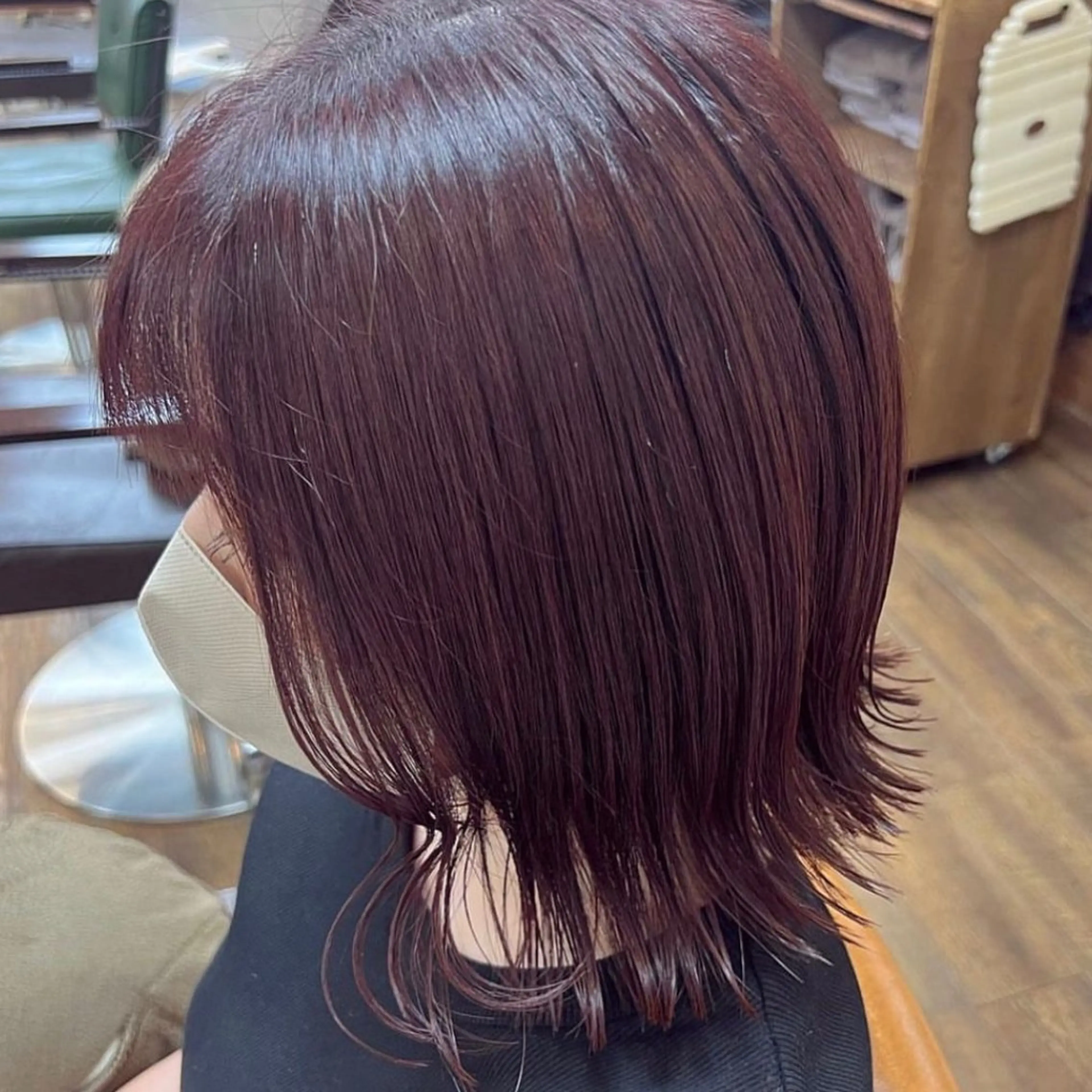 ショート カラー ブリーチ ブラウンカラー ブリーチなしカラー 平井/レイヤーカット /ハッシュカット🩰のヘアスタイル