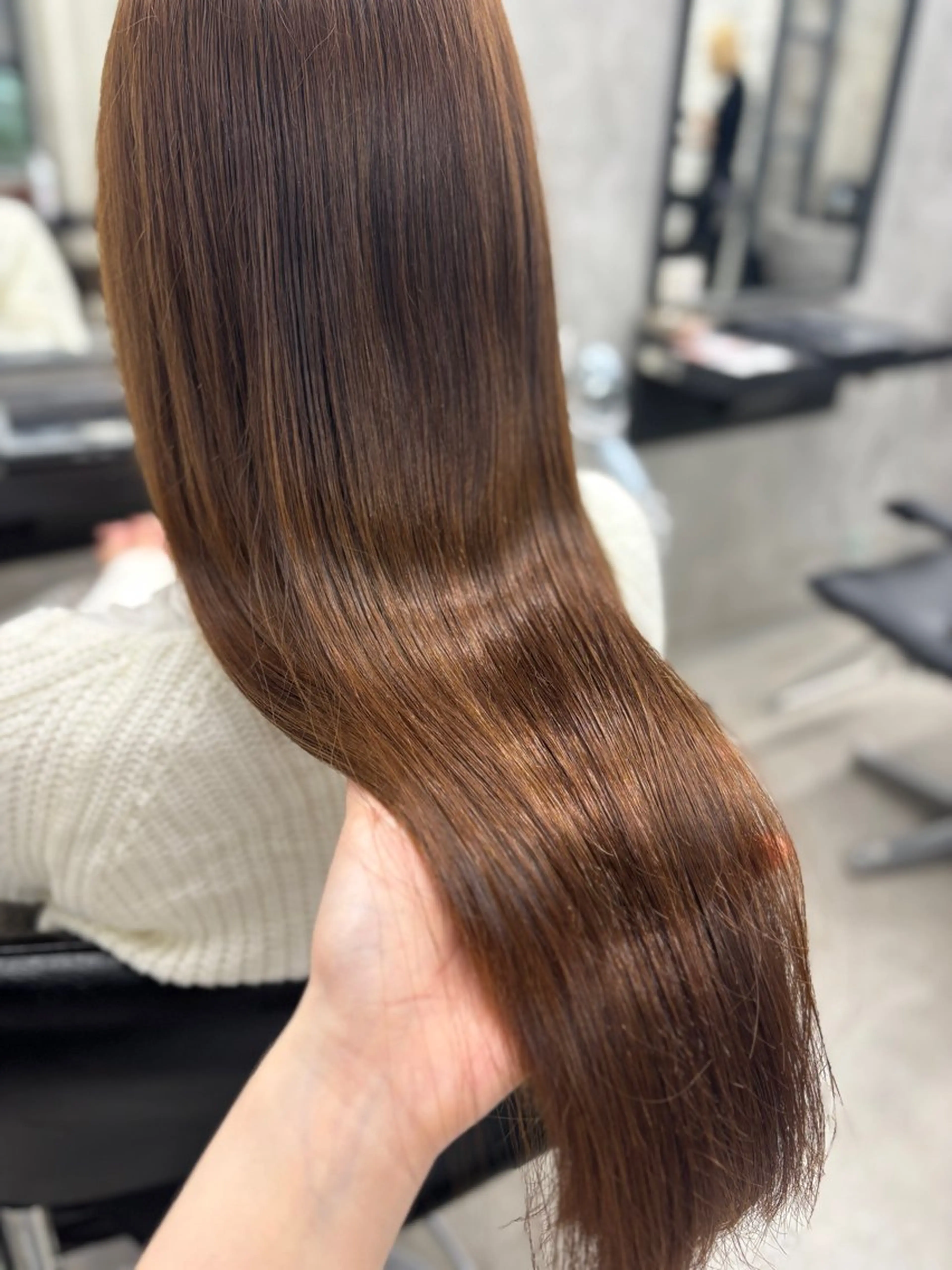ロング トリートメント 縮毛矯正 トリートメント 宮尾 星夢のヘアスタイル