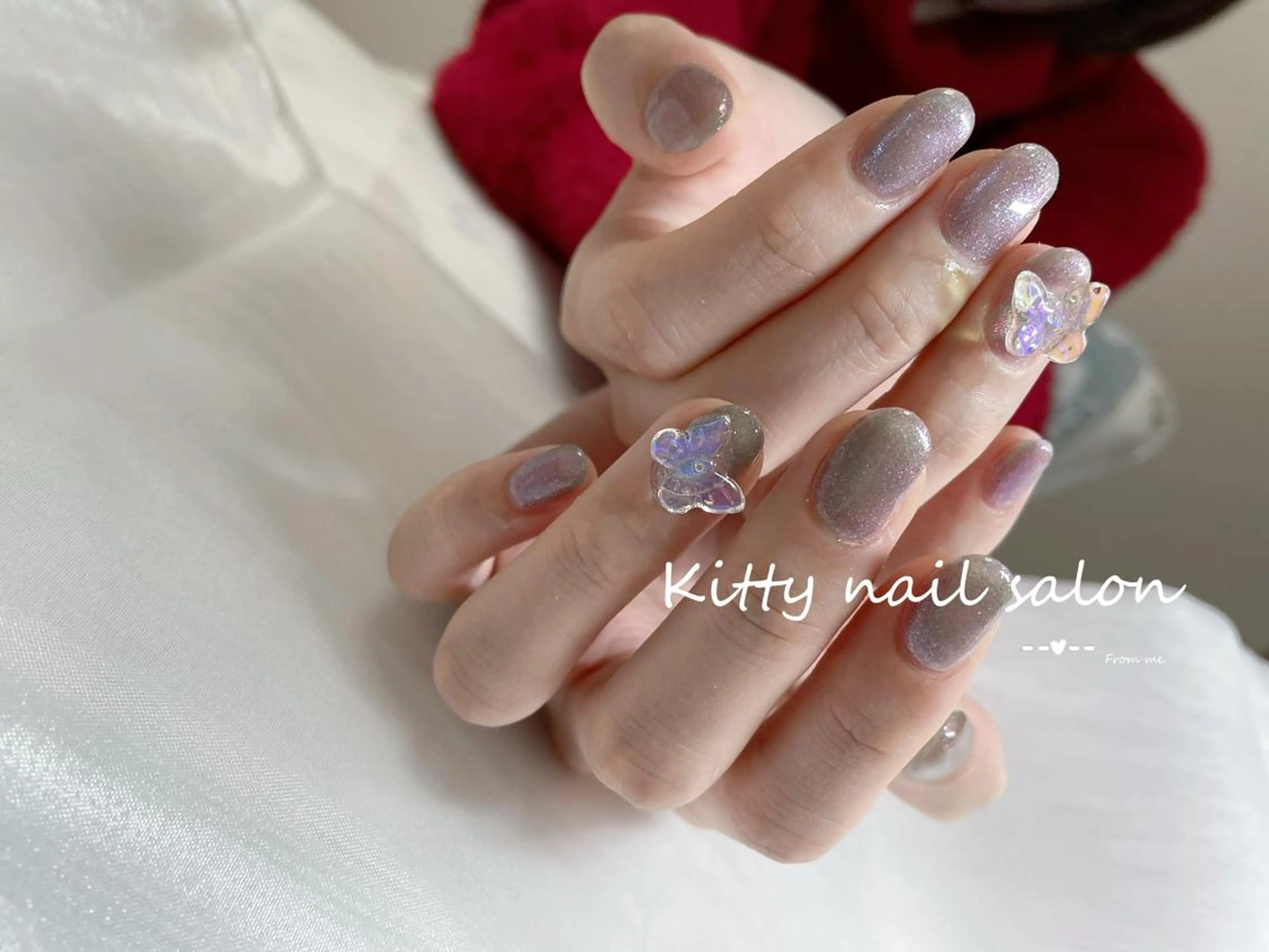 ネイル ストーンネイル kitty nail salonのネイルデザイン