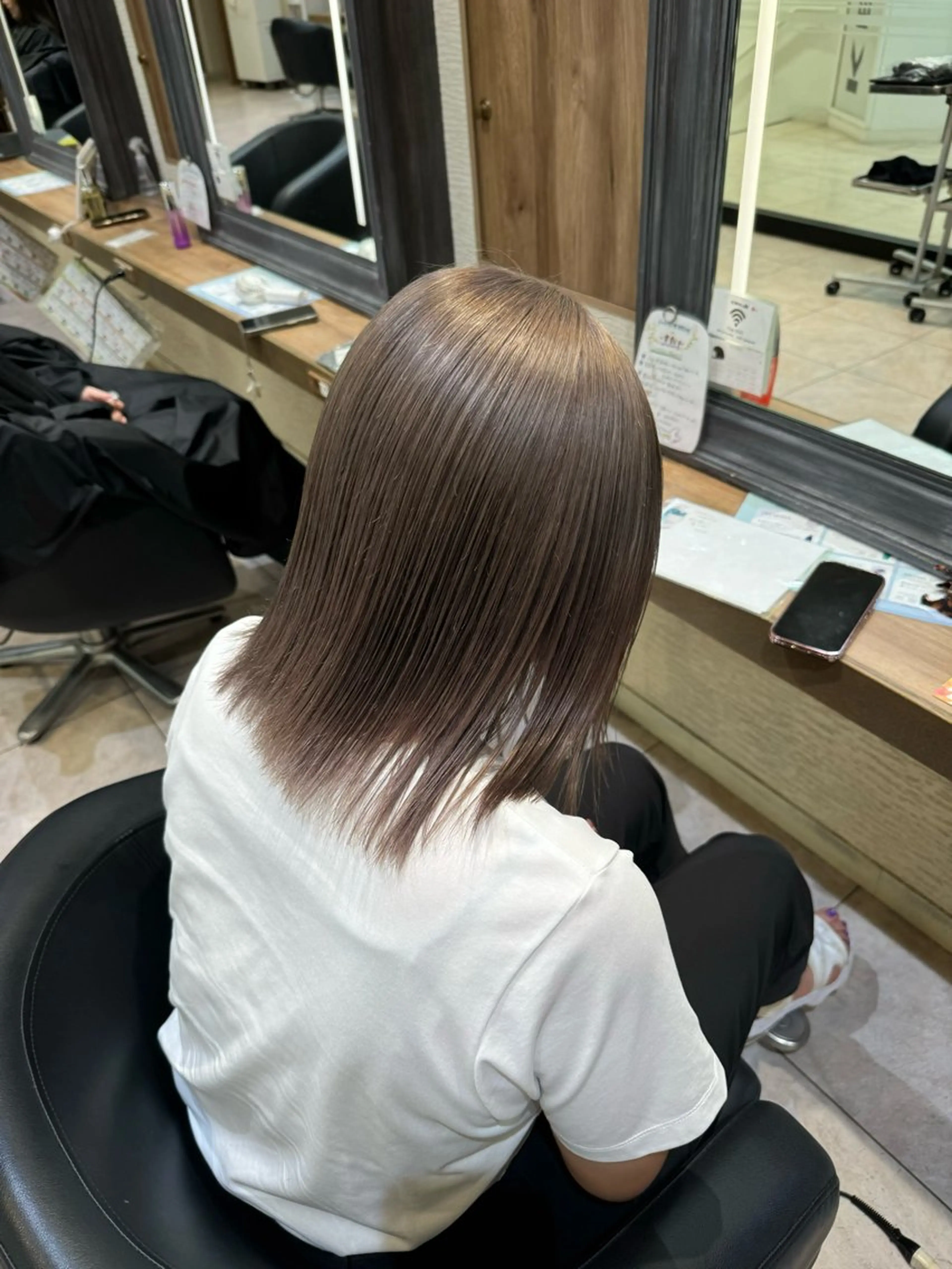 ショート カラー カット ヘアカラー 赤み消しカラー🌱 YUZUKI🫧のヘアスタイル