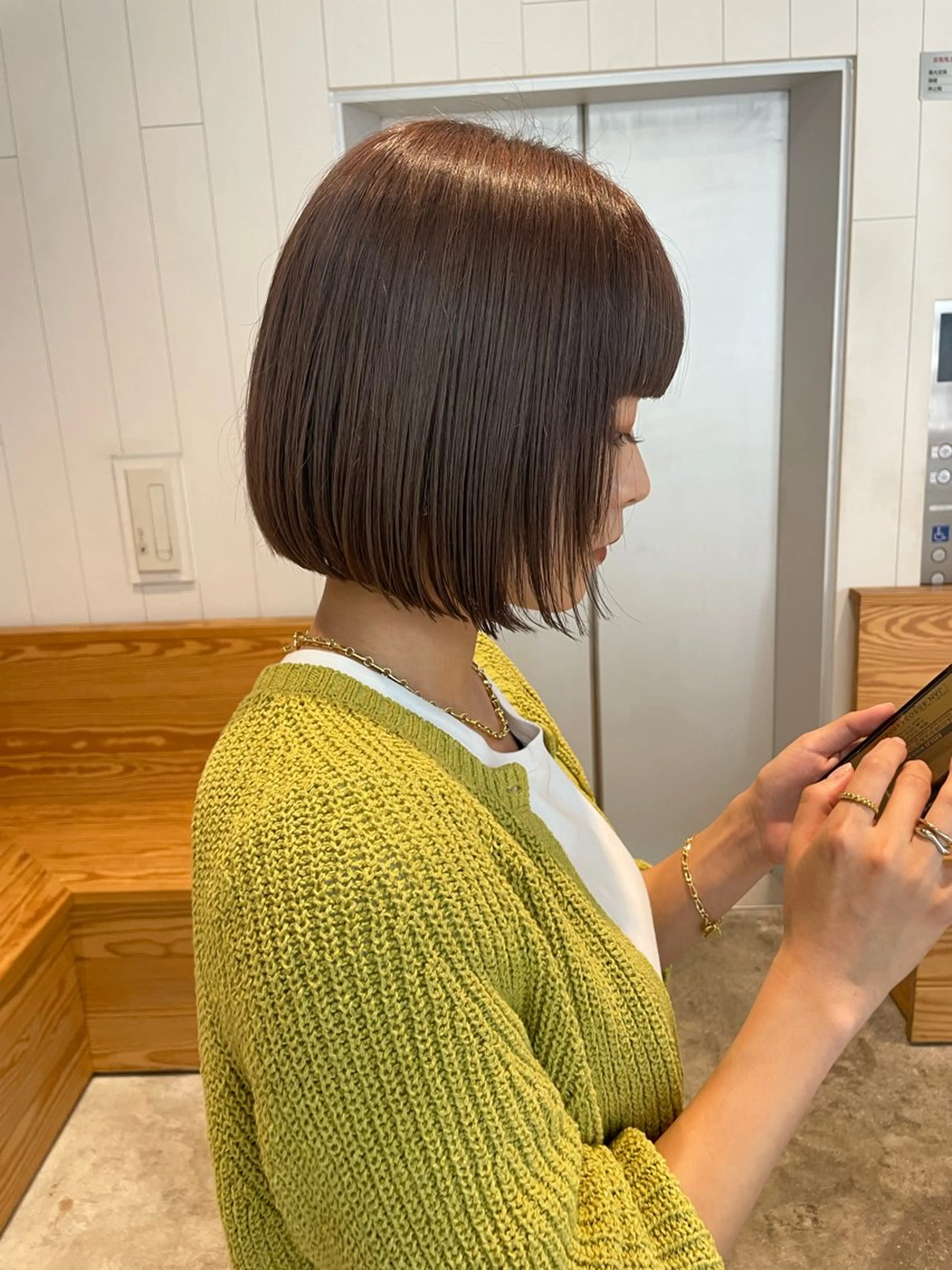 ショート カラー カット ヘアカラー トリートメント パーマ/パーマ落とし 【Kouta】のヘアスタイル