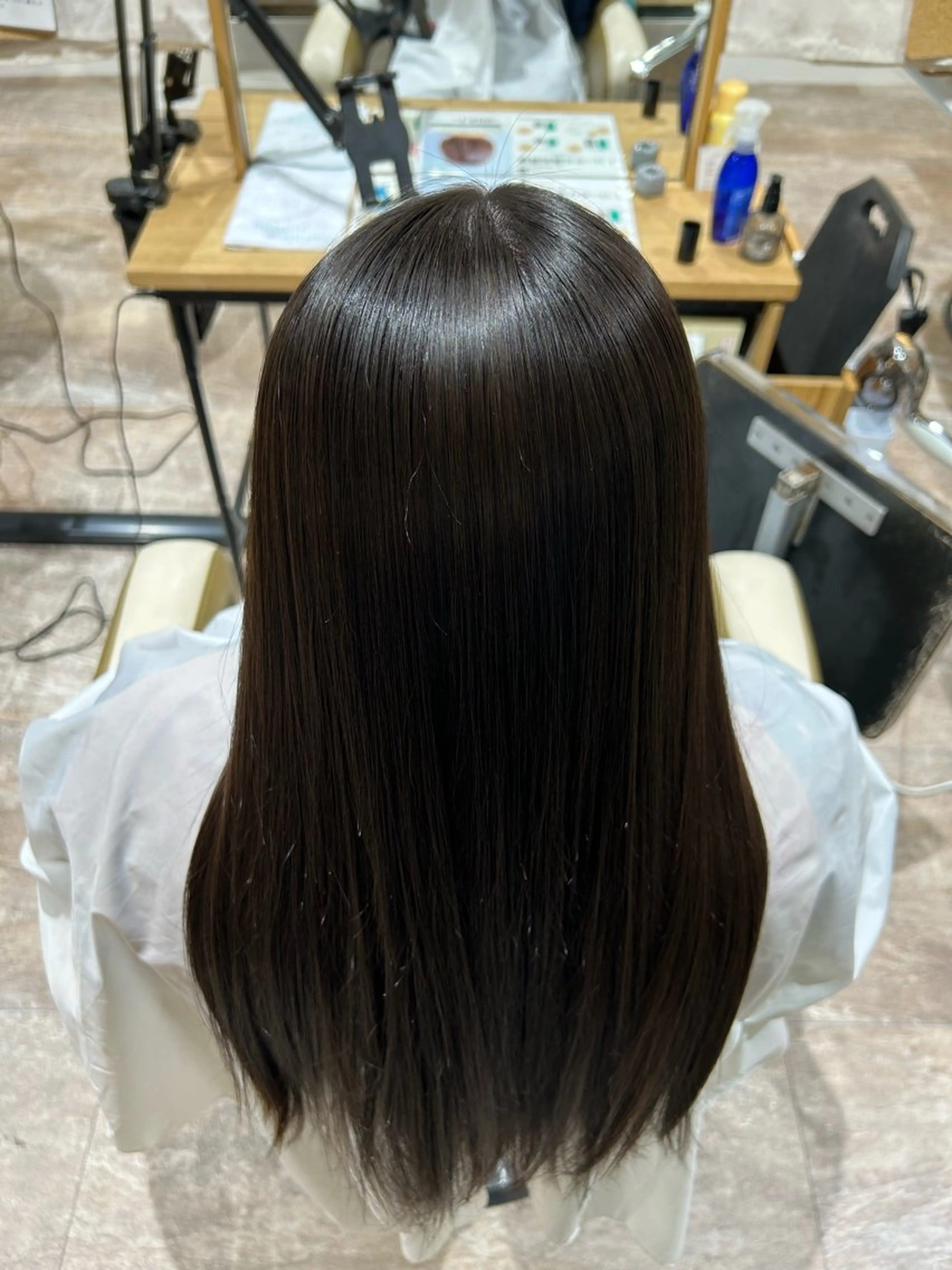 縮毛矯正の写真