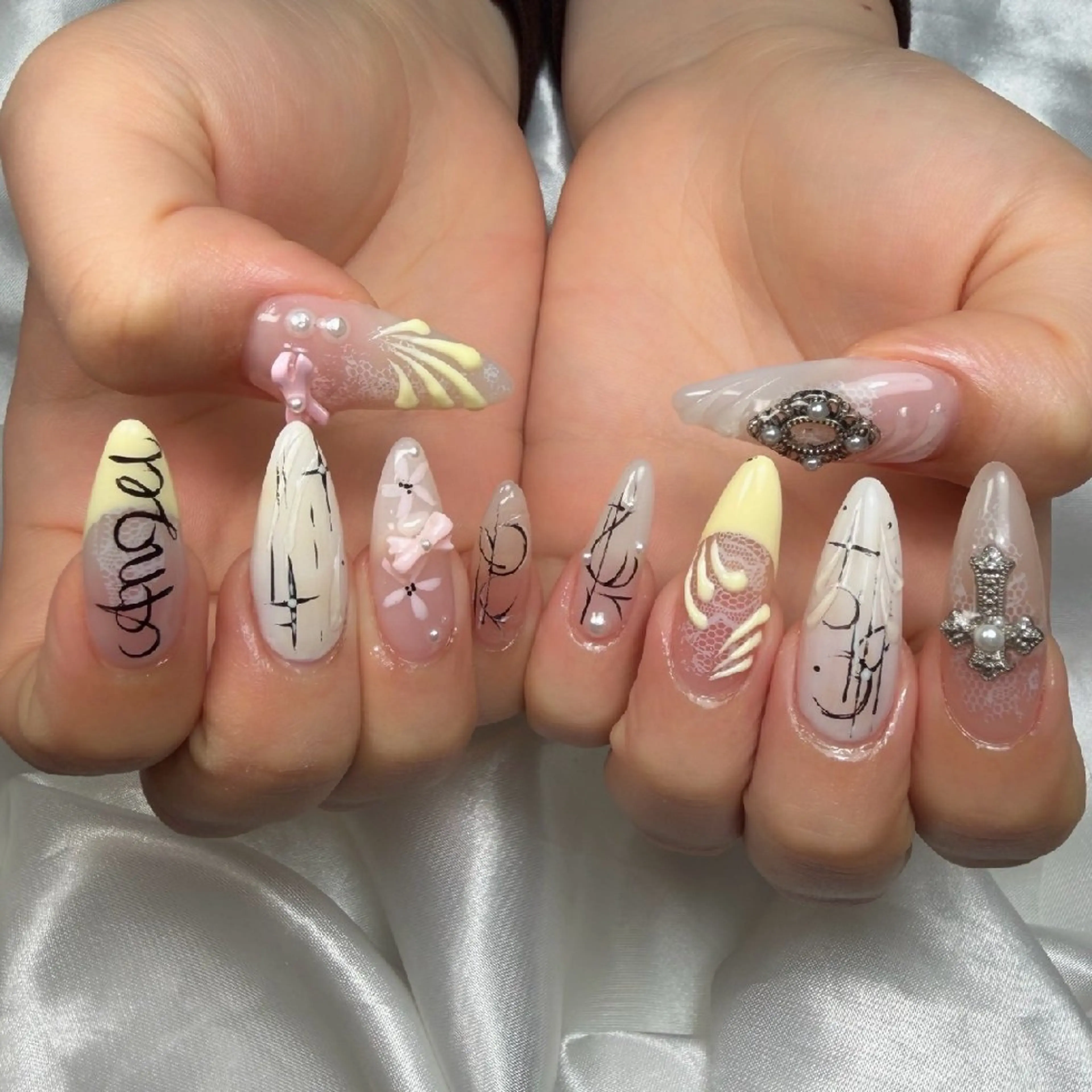 ネイル 持ち込み スカルプネイル ハンドネイル ハンドケア MU5-nail 金山ネイルサロンのネイルデザイン