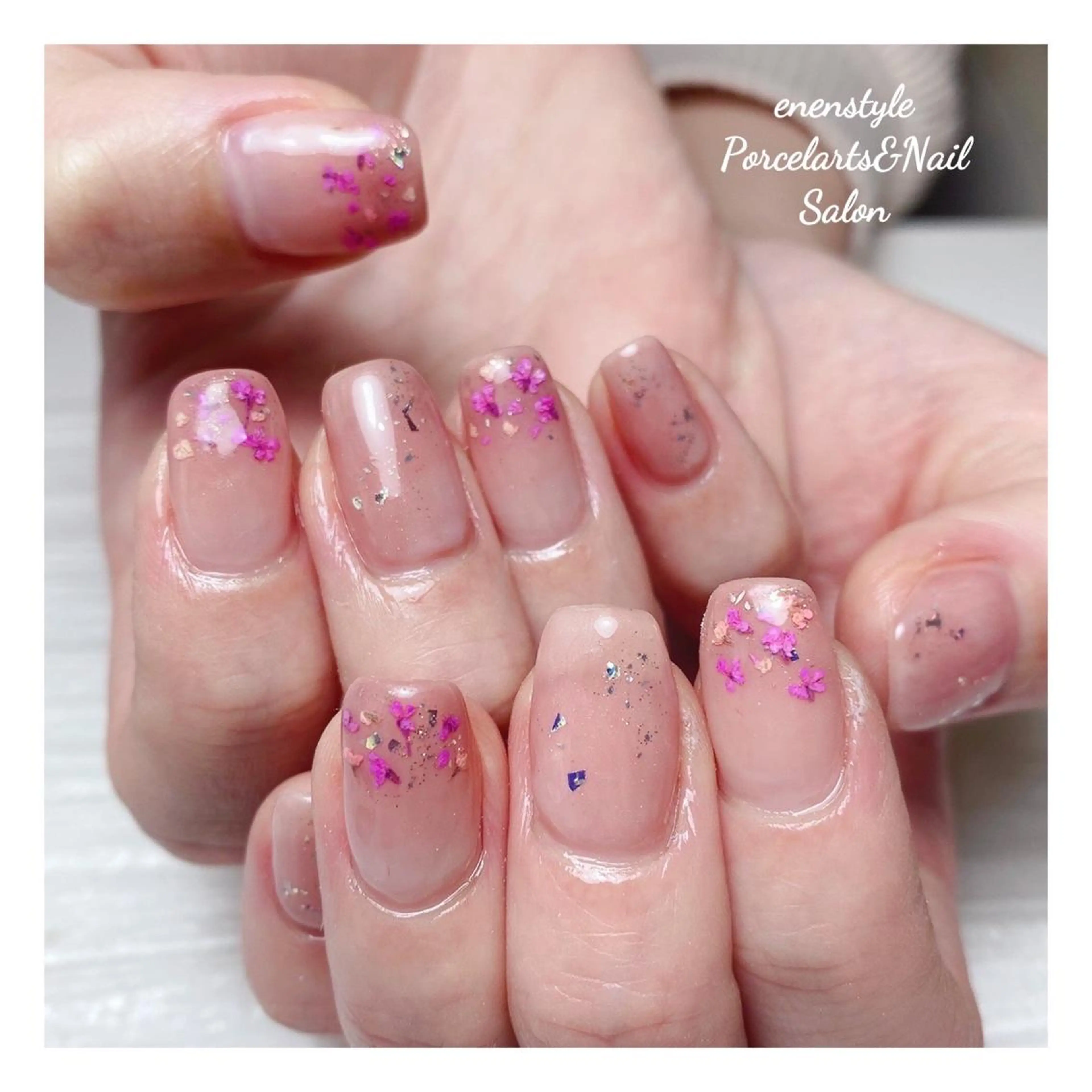 ミディアム ネイル 👑enen style👑のネイルデザイン