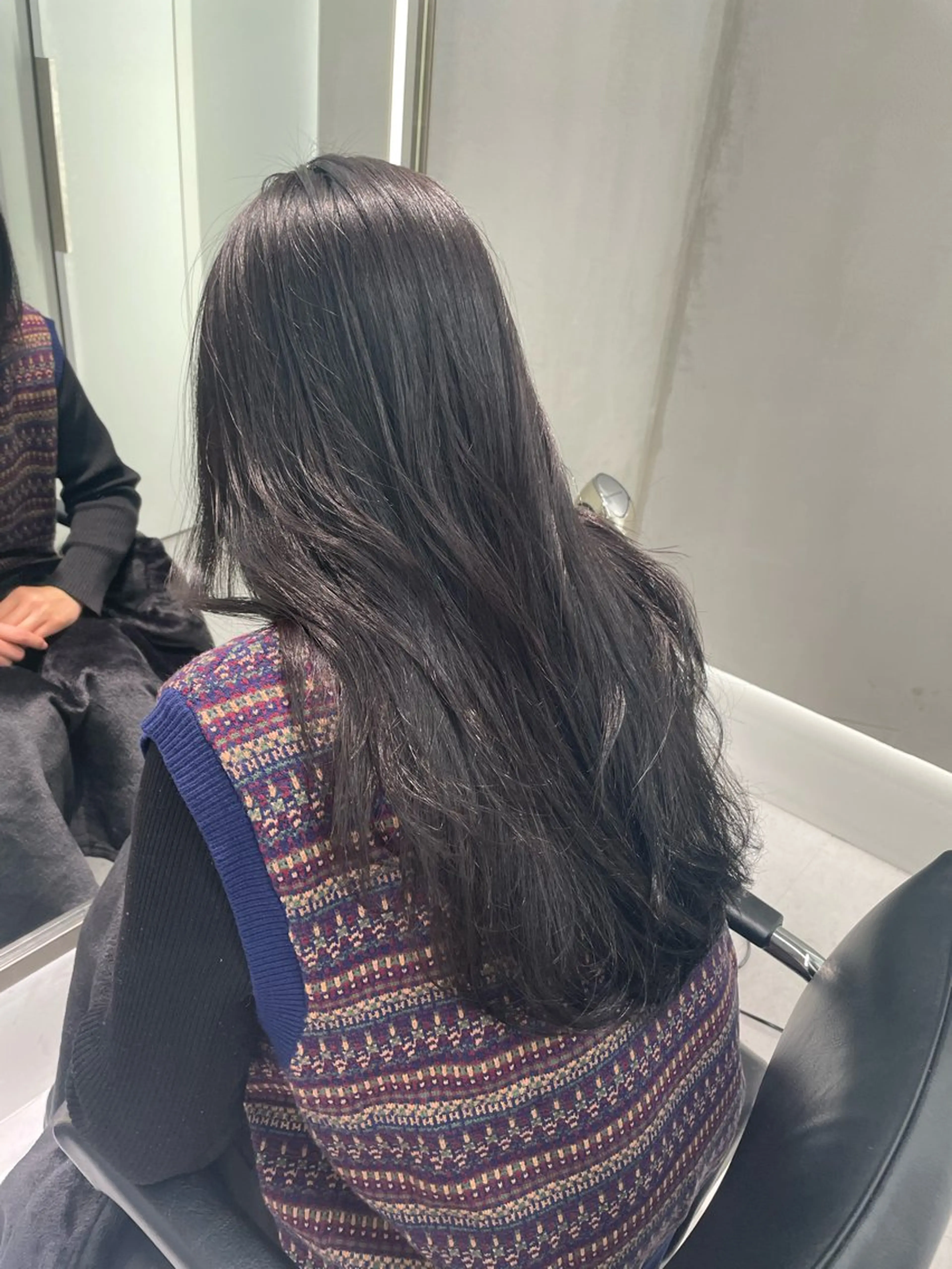 ロング カラー ワンホンヘア 🐺ウルフ/レイヤー カット/高嶋湧大のヘアスタイル