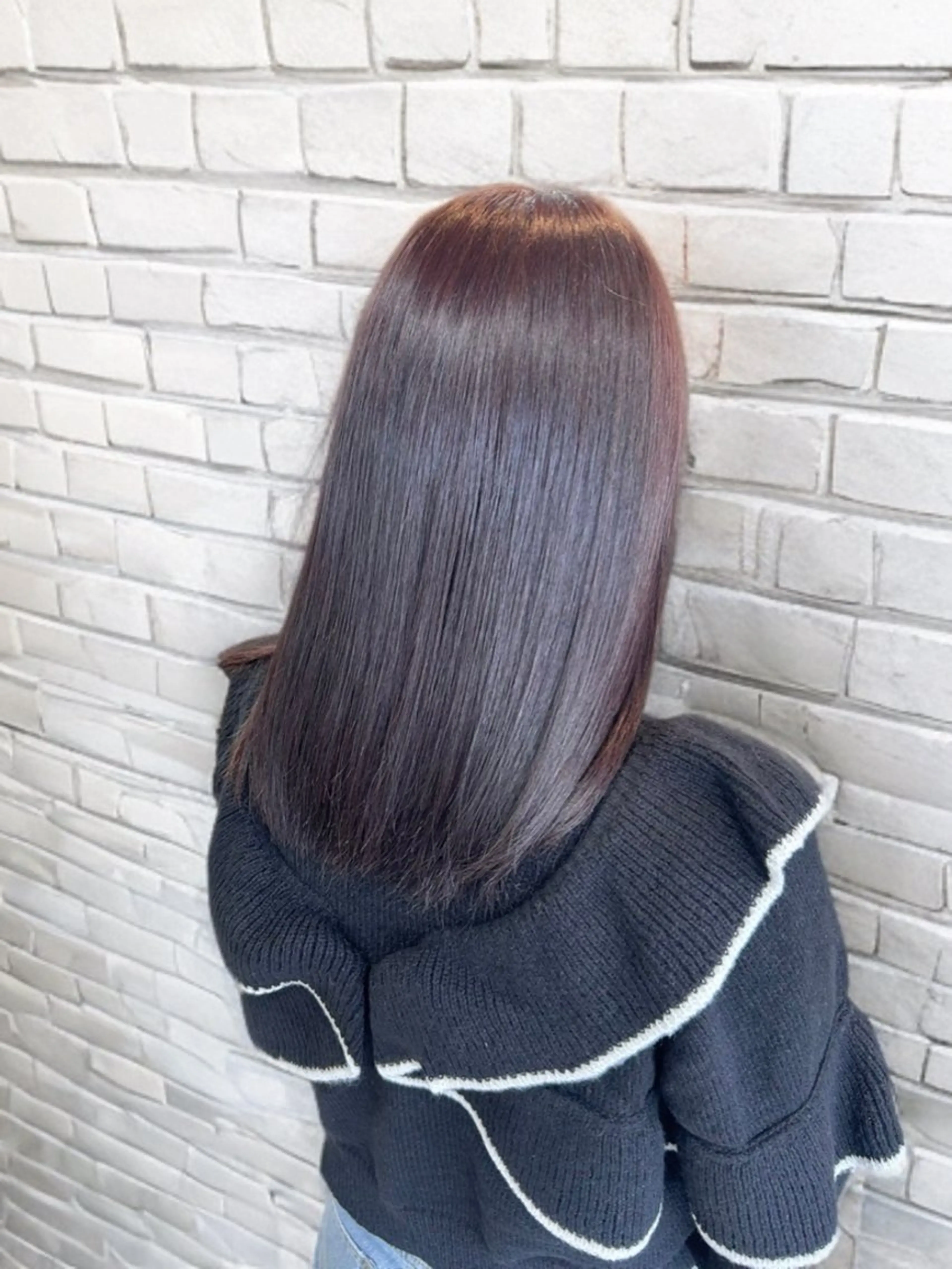 ロング カット トリートメント 髪質改善×レイヤー 高嶋のヘアスタイル