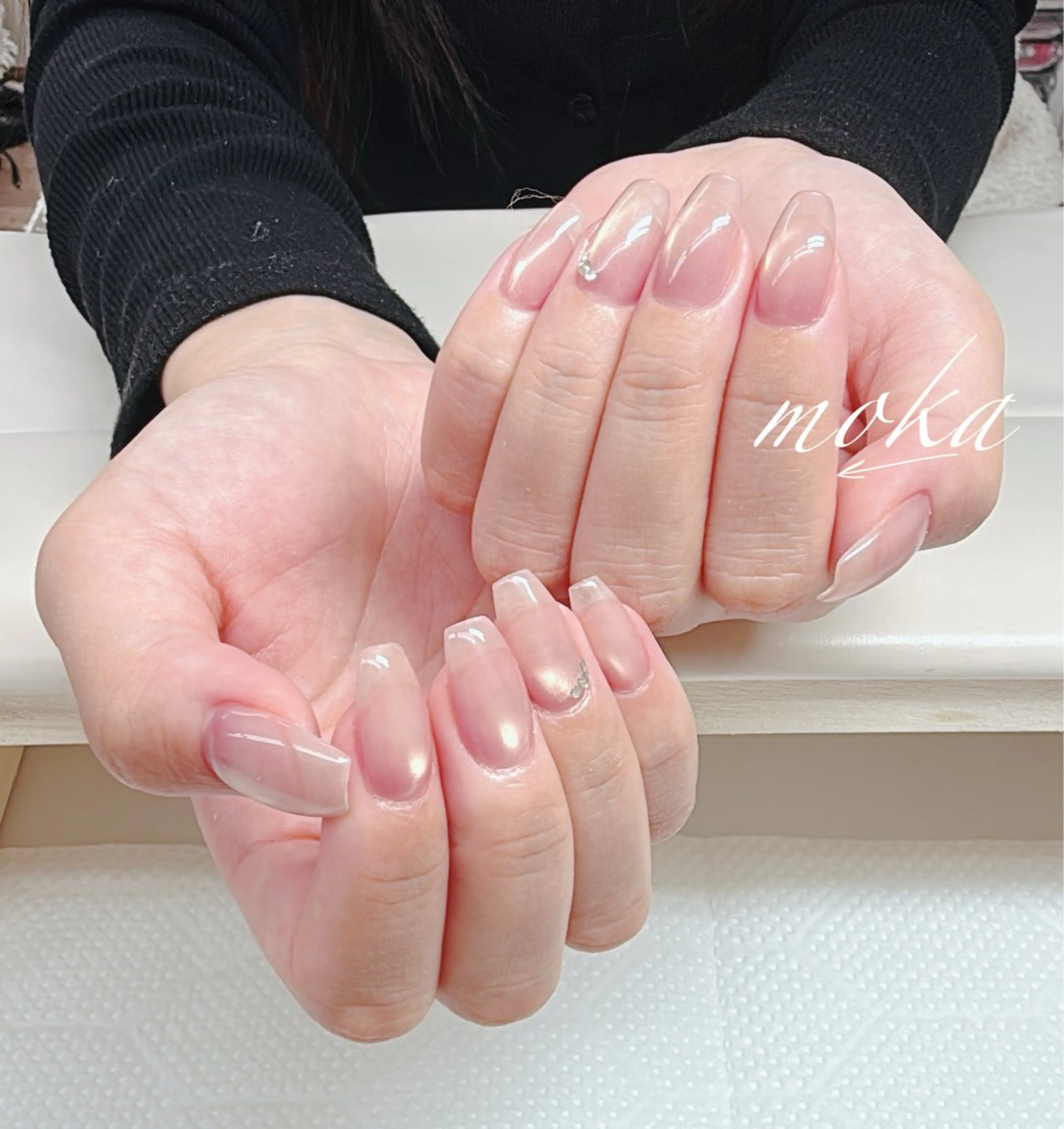 ネイル ハンドネイル ハンドケア 胡蝶蘭レディースサロ ンNailMOKAのネイルデザイン