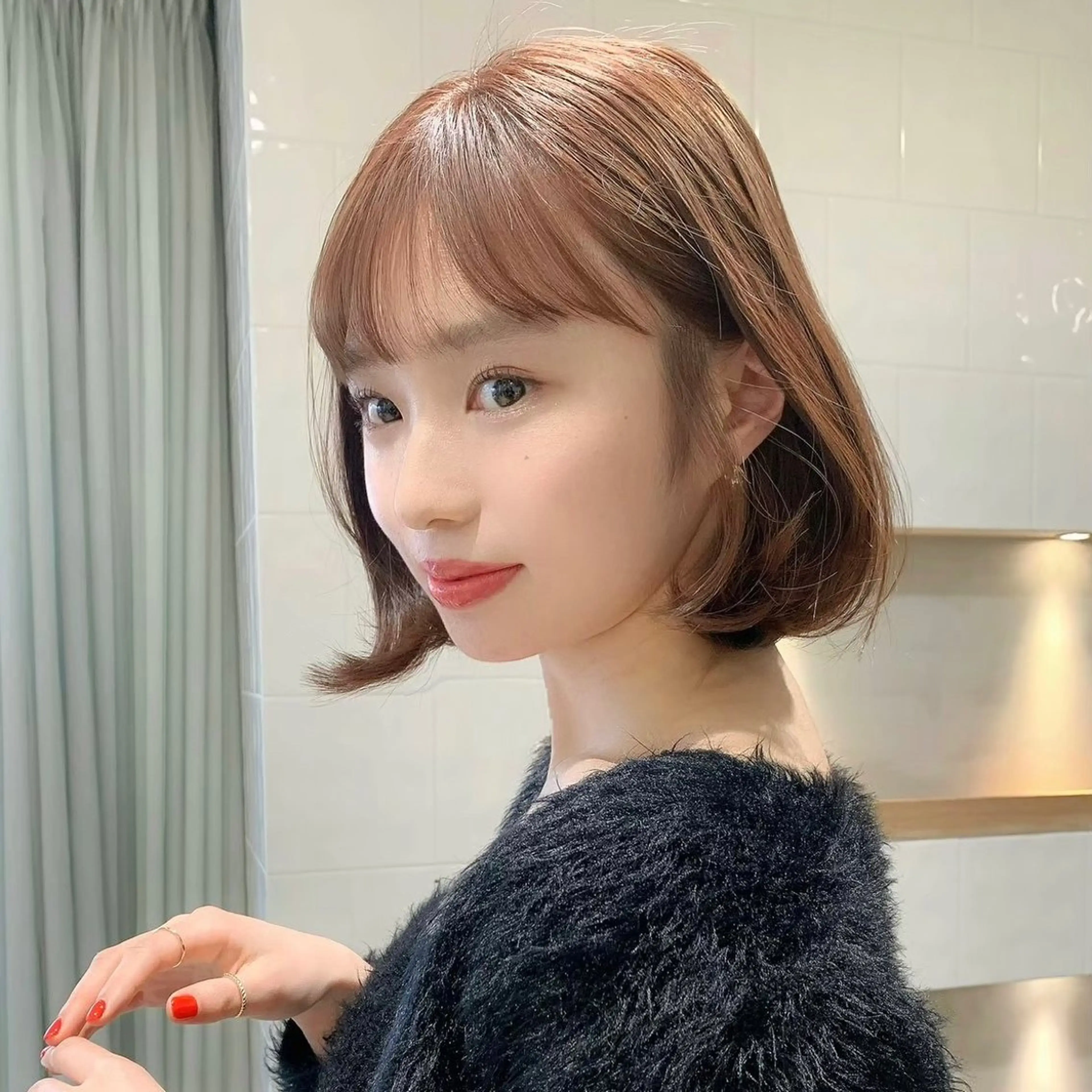 ミディアム カラー IVY所属・🖤韓国艶髪 RINA🖤のヘアスタイル