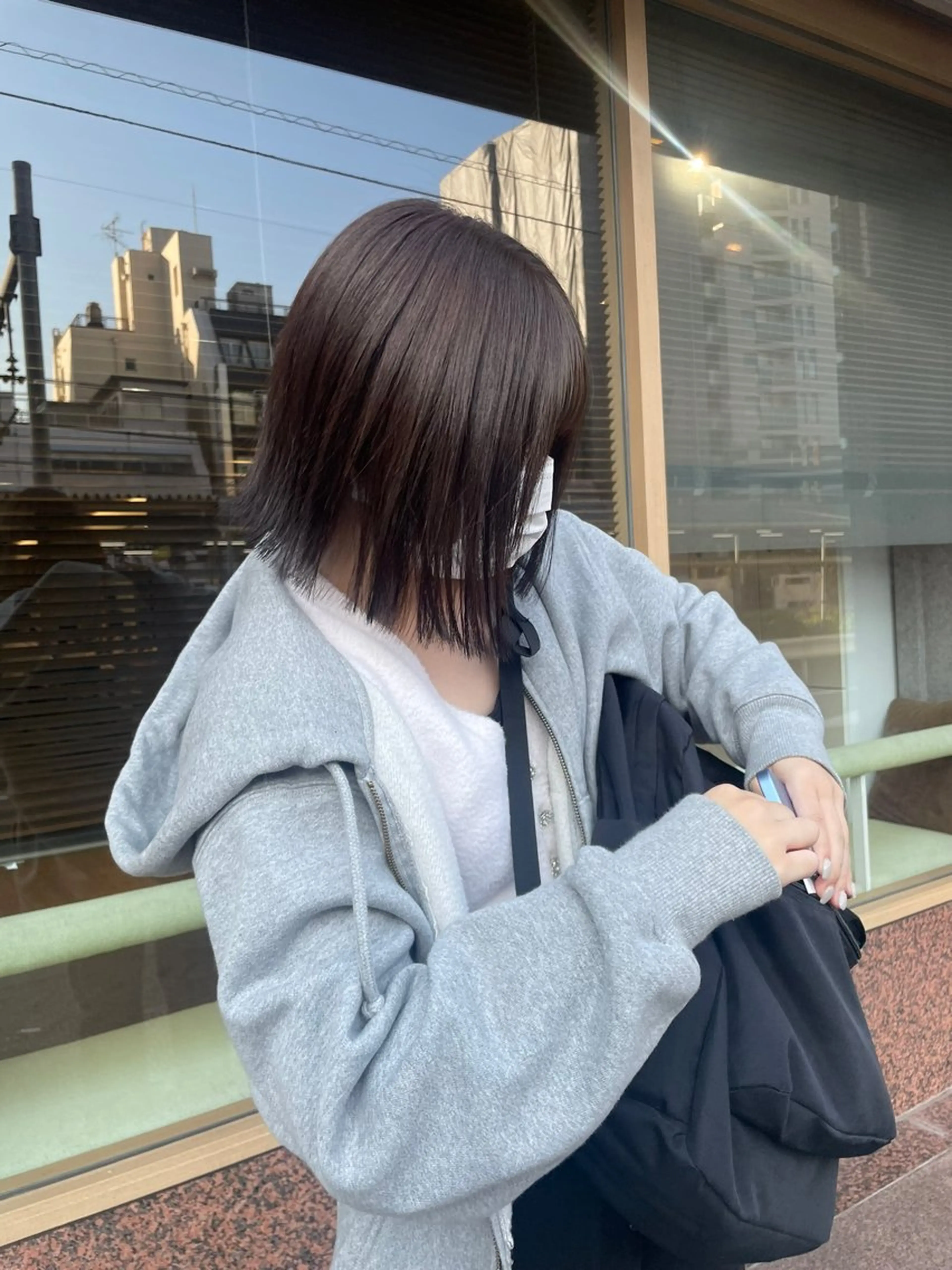 ショート カラー アッシュ アッシュブラウン ブラウンカラー 透明感カラー 髪質改善/Bloss om🌷高橋沙衣のヘアスタイル