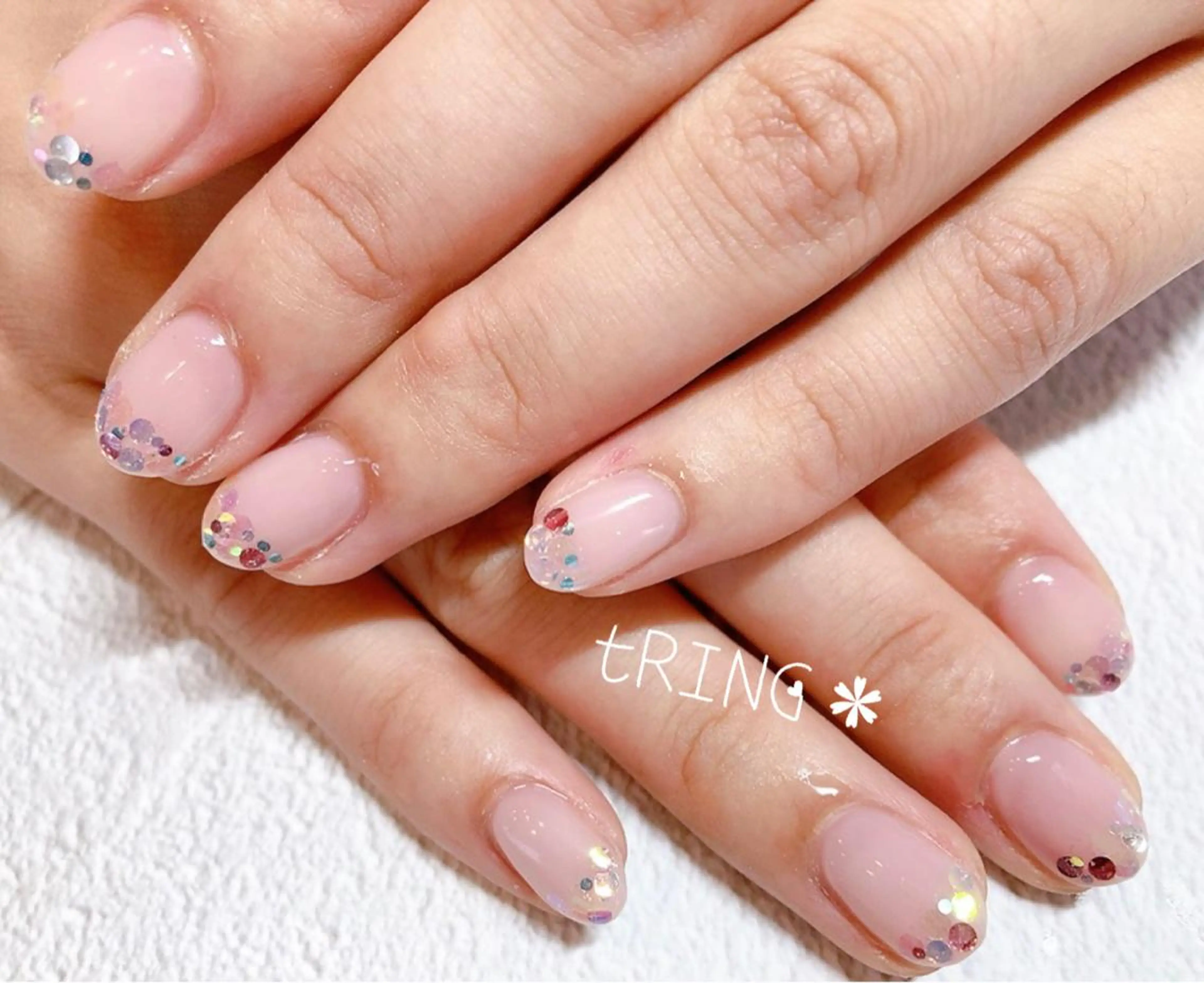 ネイル ハンドネイル tRING＊ しいの木台のネイルデザイン