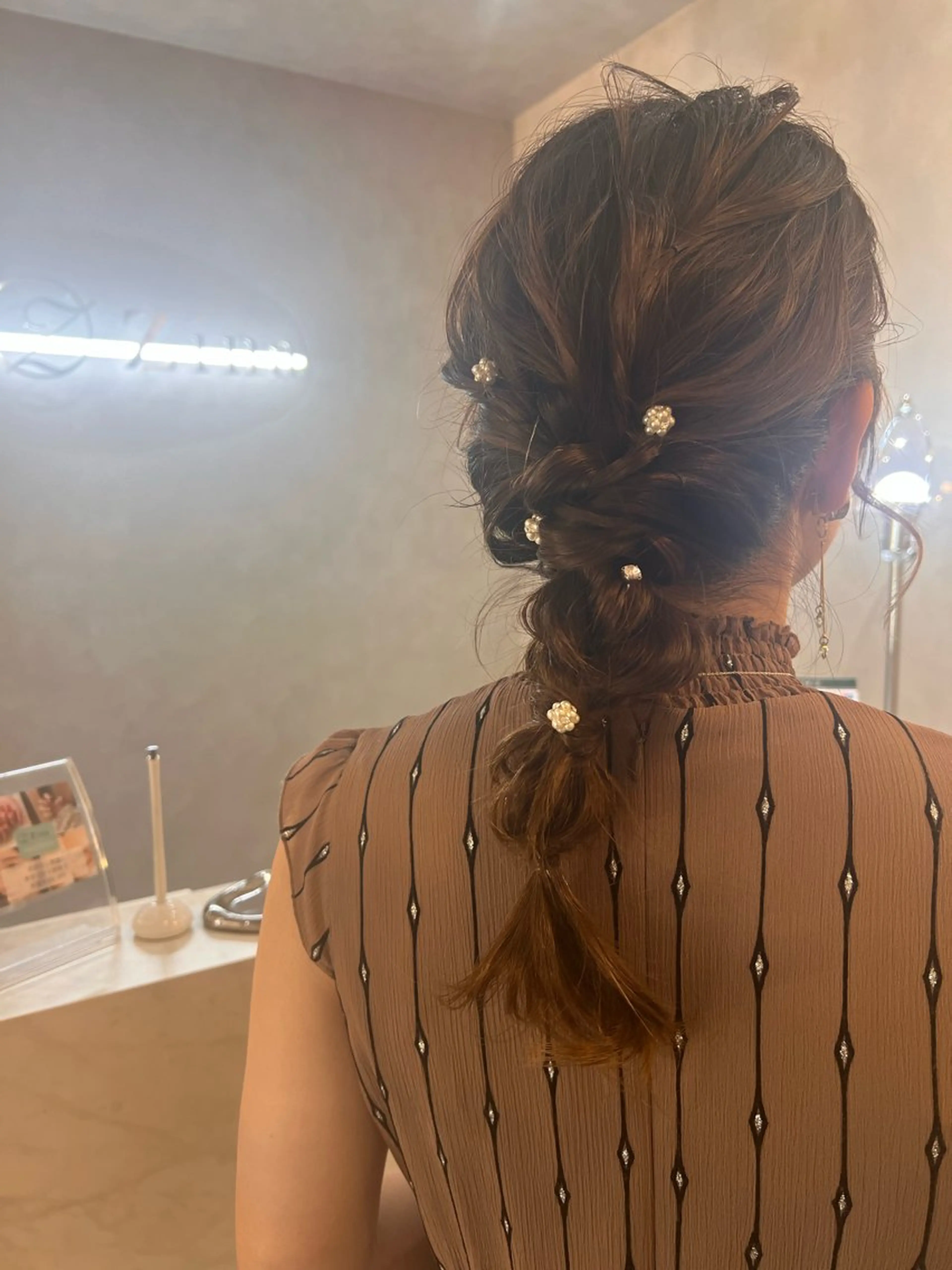 セミロング ヘアアレンジ KANA🌿透明感/ レイヤーcut🌿のヘアスタイル