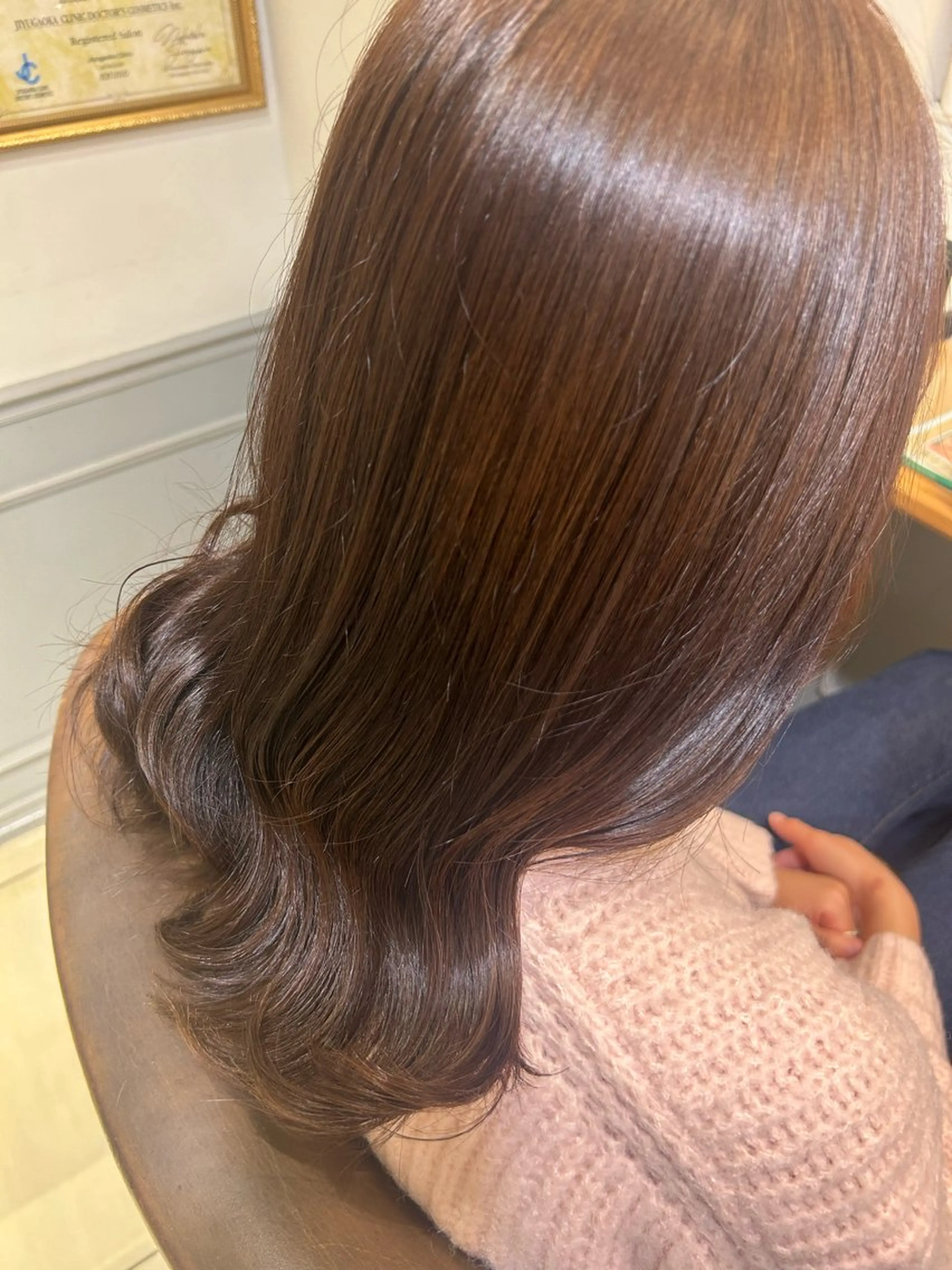 セミロング 韓国ヘアー🇰🇷 MIWAのヘアスタイル