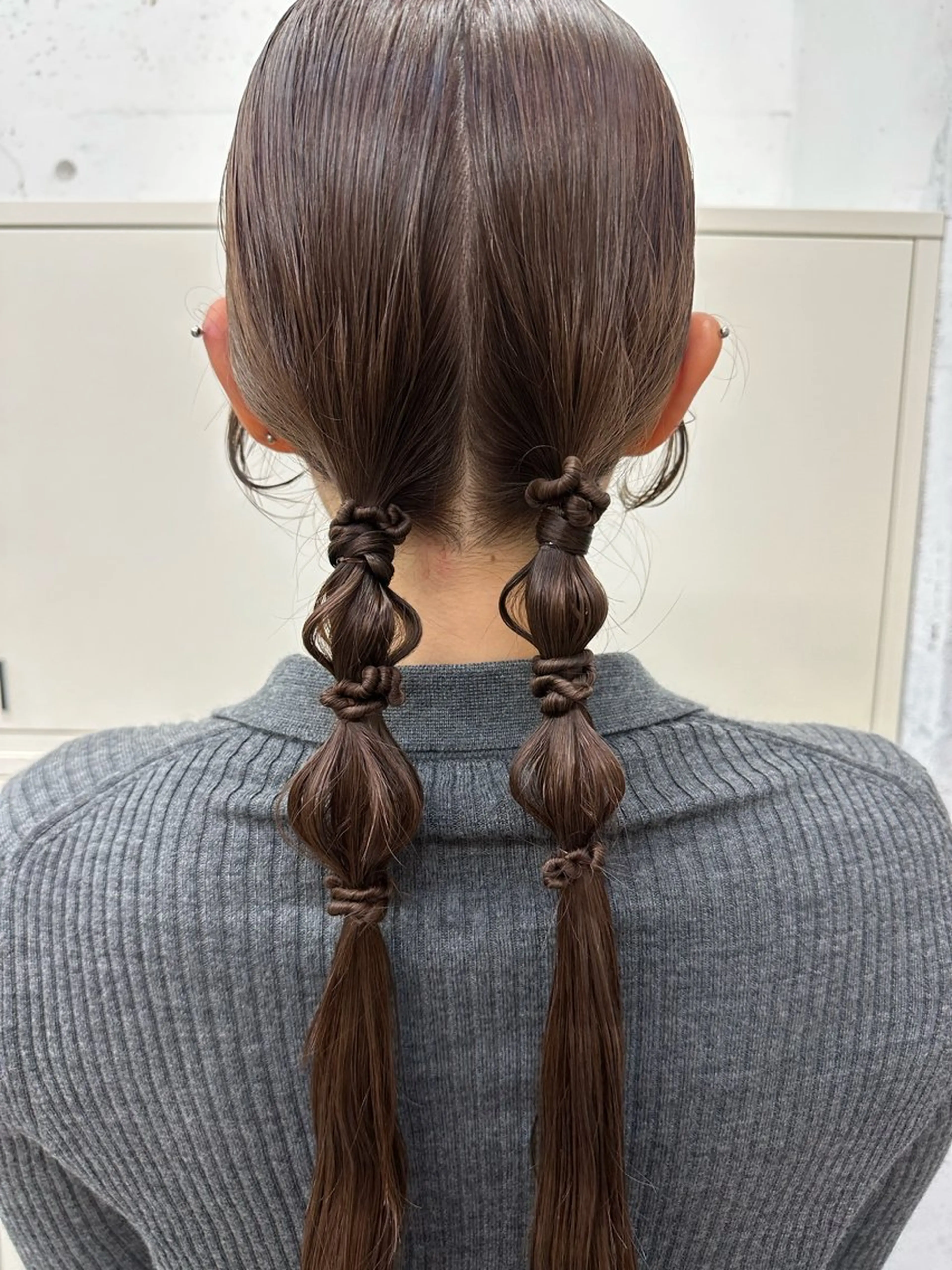ロング カラー ヘアカラー MUKU ひかるのヘアスタイル