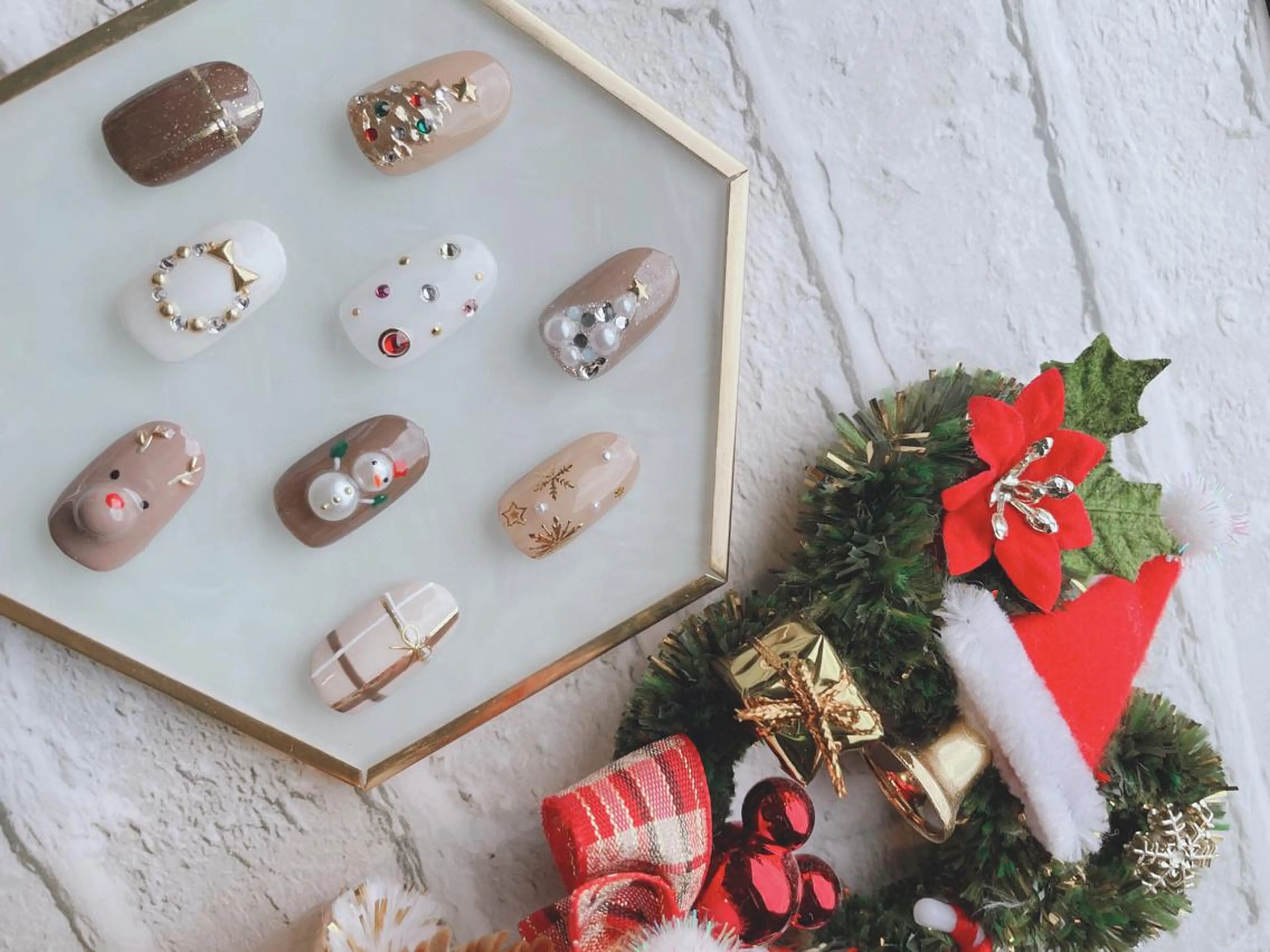 ネイル 冬ネイル クリスマス Nail salon JASMINEのネイルデザイン