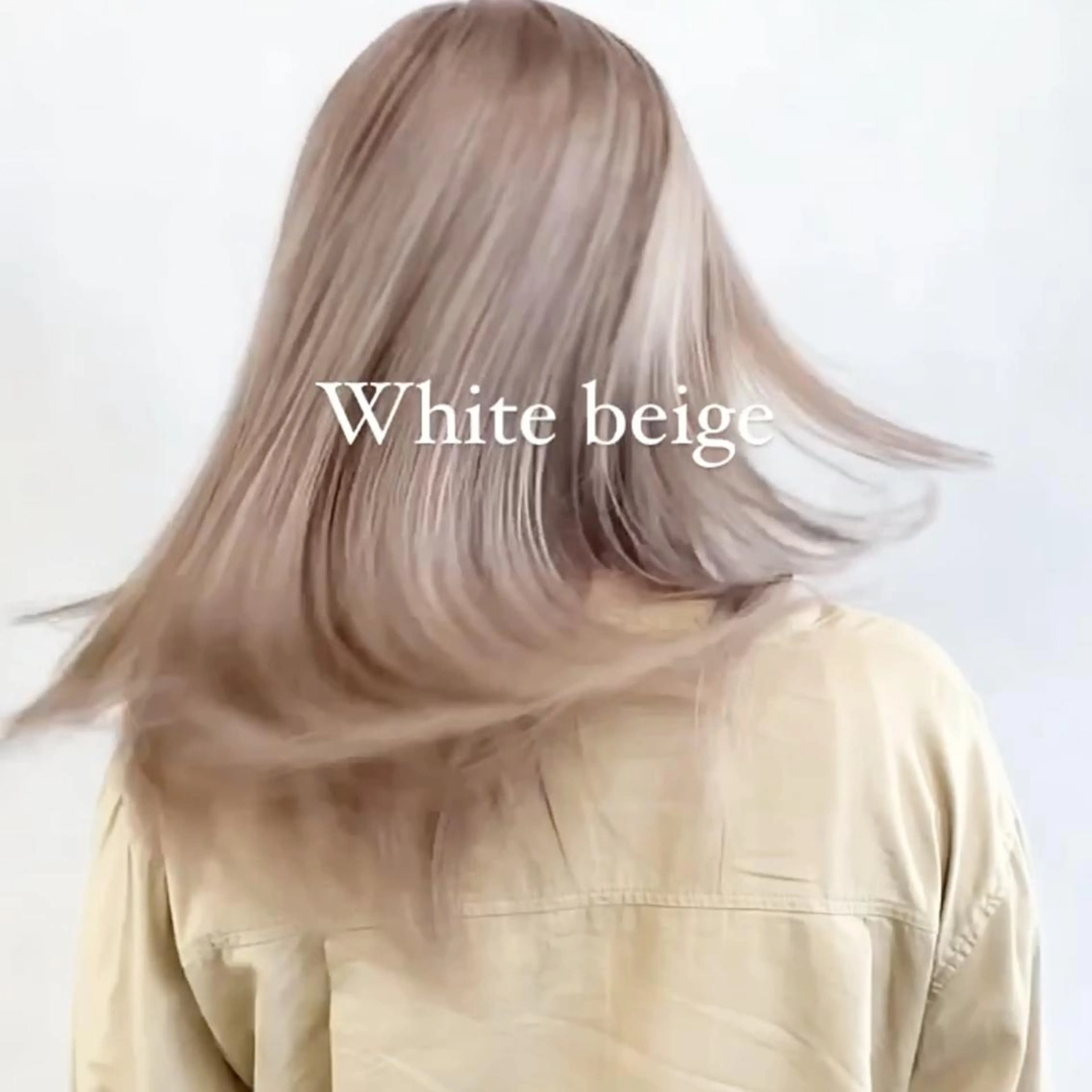 ミディアム カラー カット ヘアカラー トリートメント ハイトーン特化サロン 代表　中谷蓮のヘアスタイル