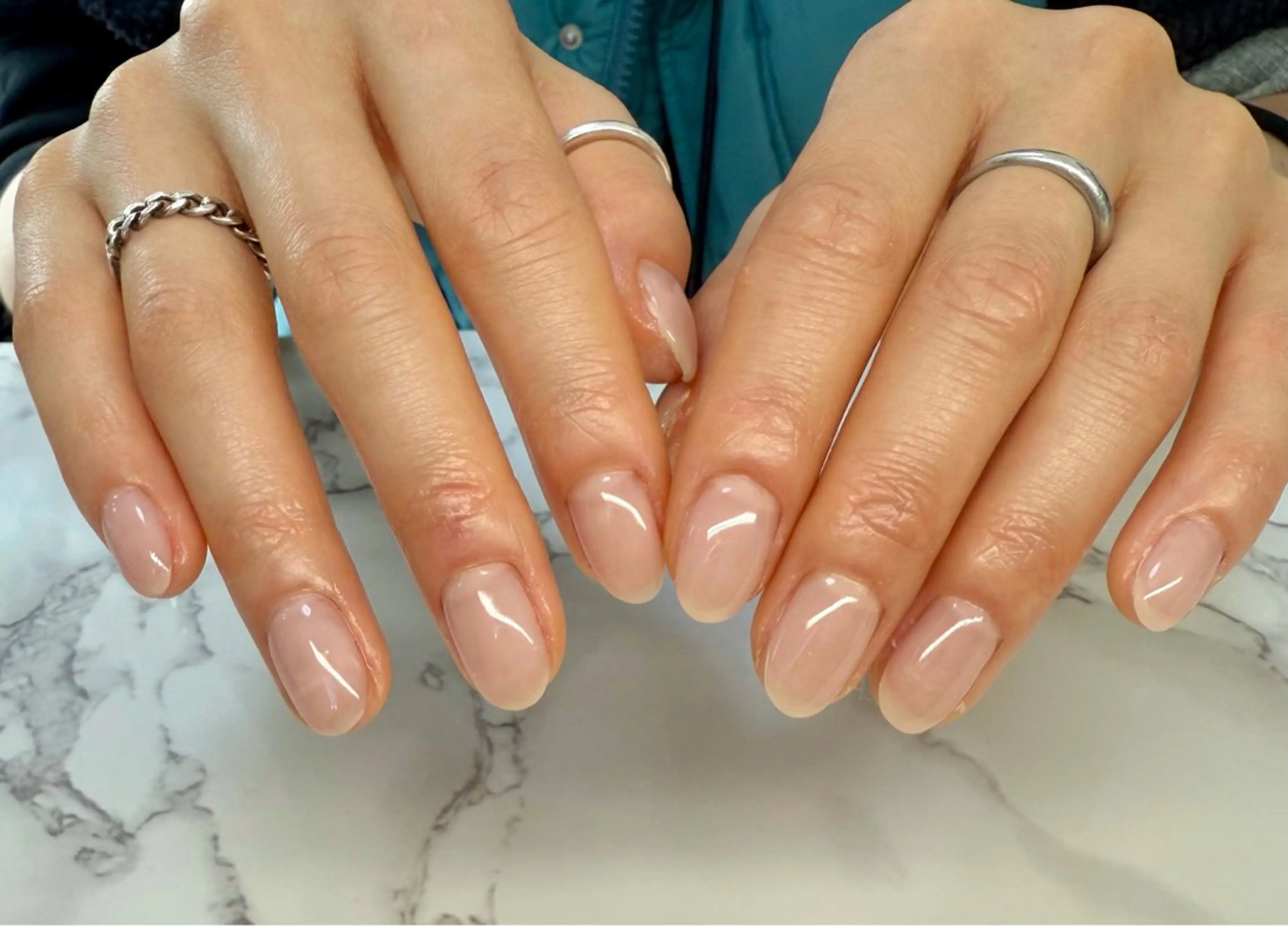 ネイル アートネイル チークネイル フレンチネイル 氷ネイル・うるうるネイル キラキラネイル M.N_ nailのネイルデザイン