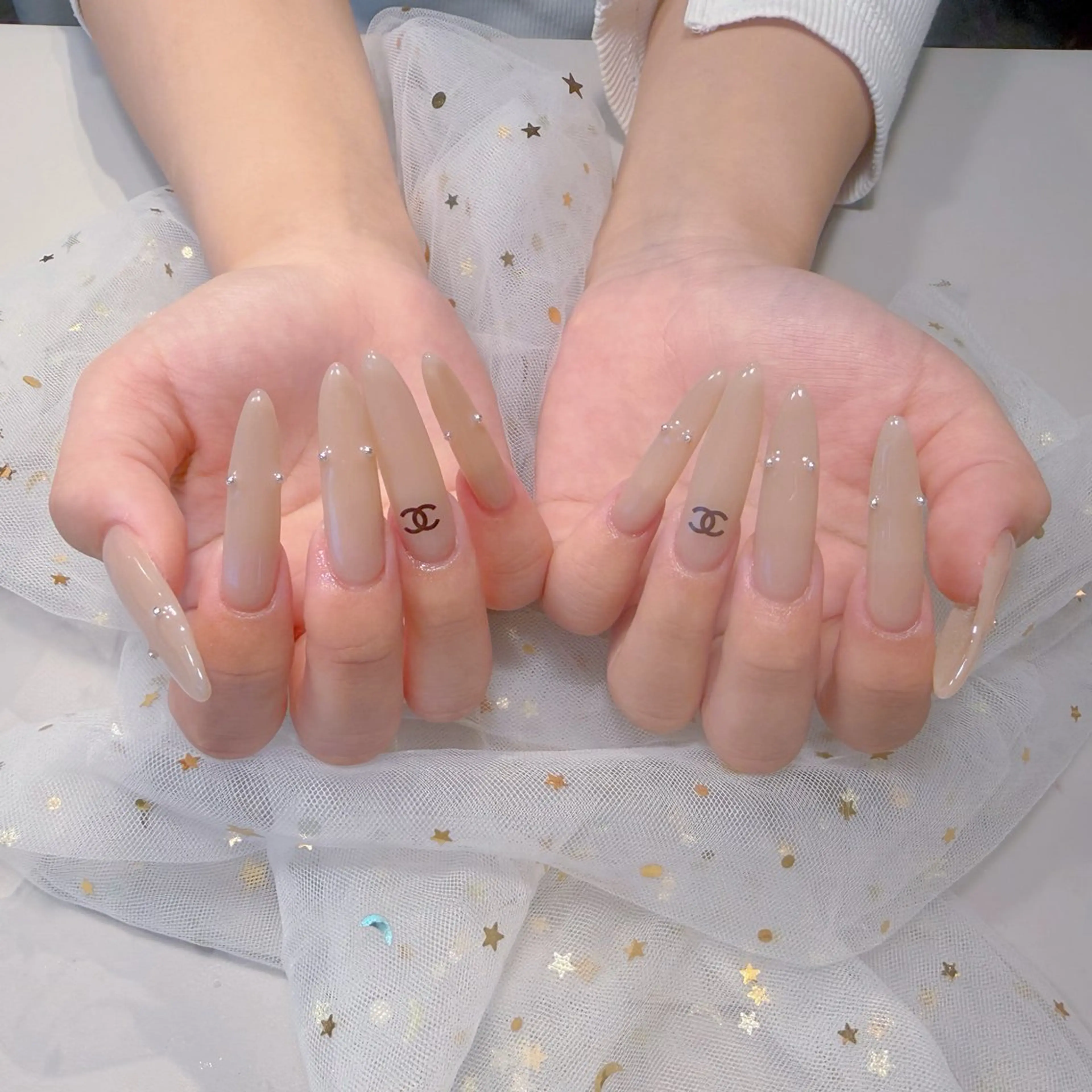 ネイル 長さ出し 持ち込み U.MI Nail Salonのネイルデザイン