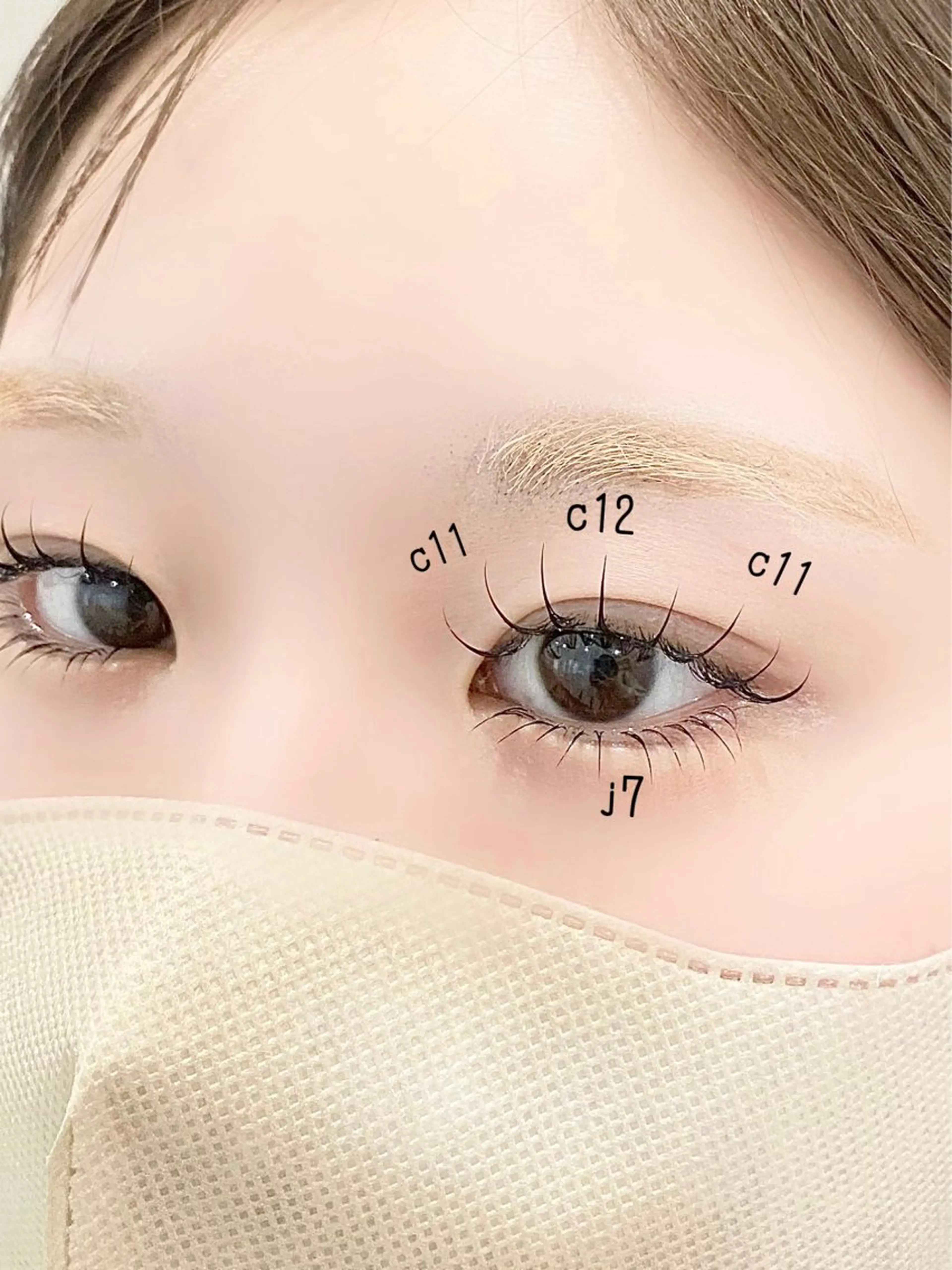 マツエク・マツパ 安江 ひなののマツエク・マツパデザイン